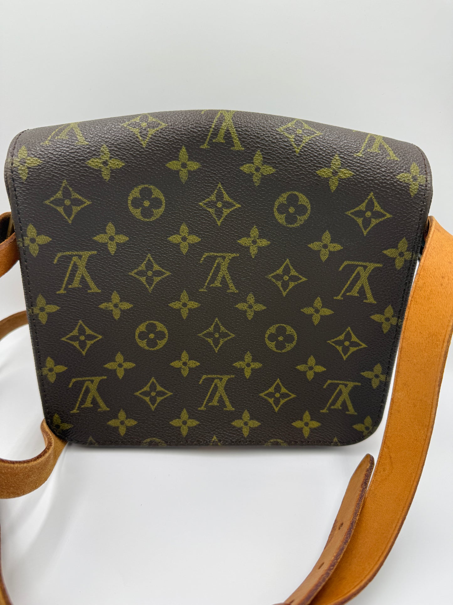 Louis Vuitton Vintage Monogram Coated Canvas Cartouchiere MM 842