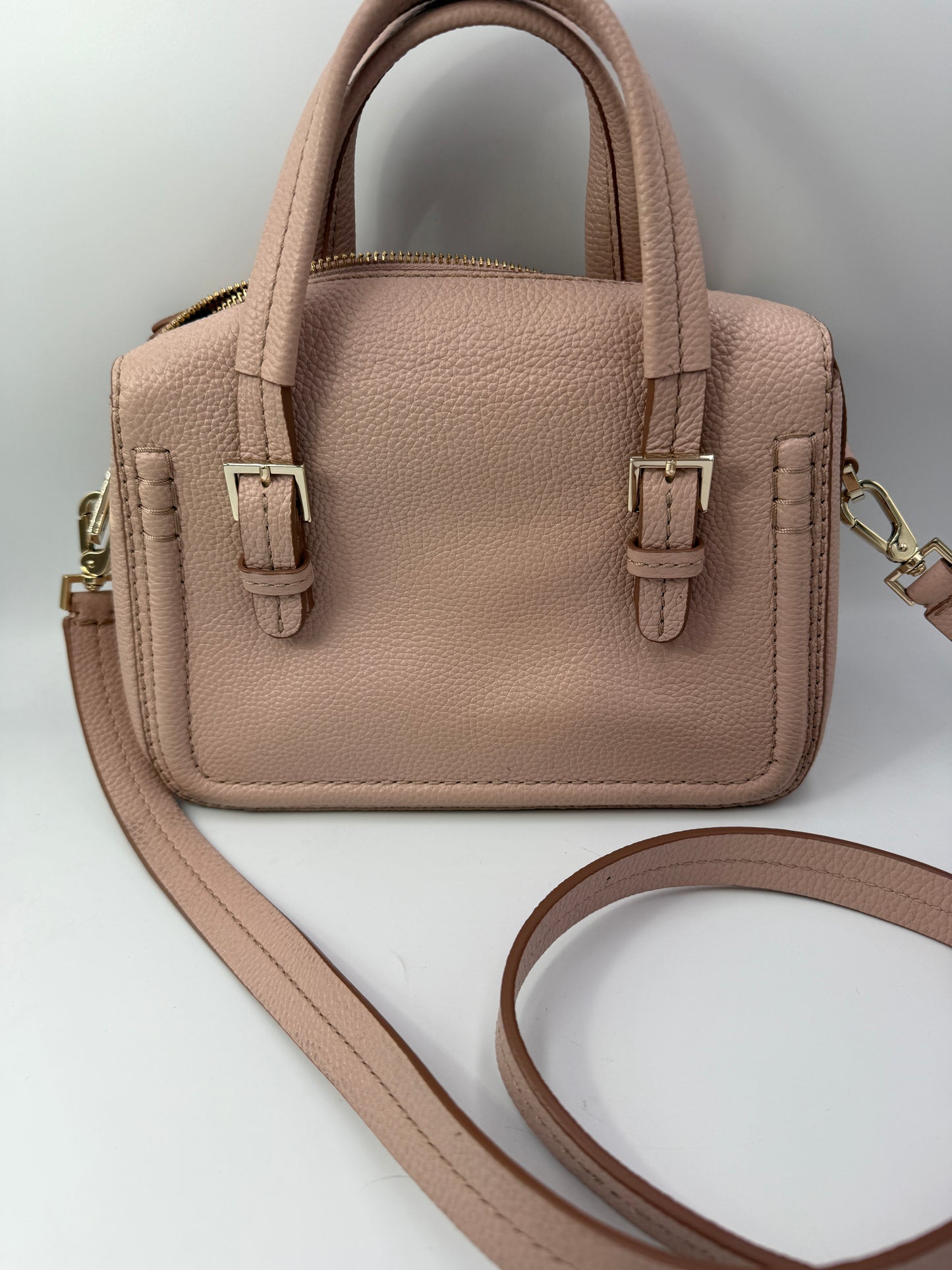Kate Spade. Blush Pink Leather Crossbody Handbag