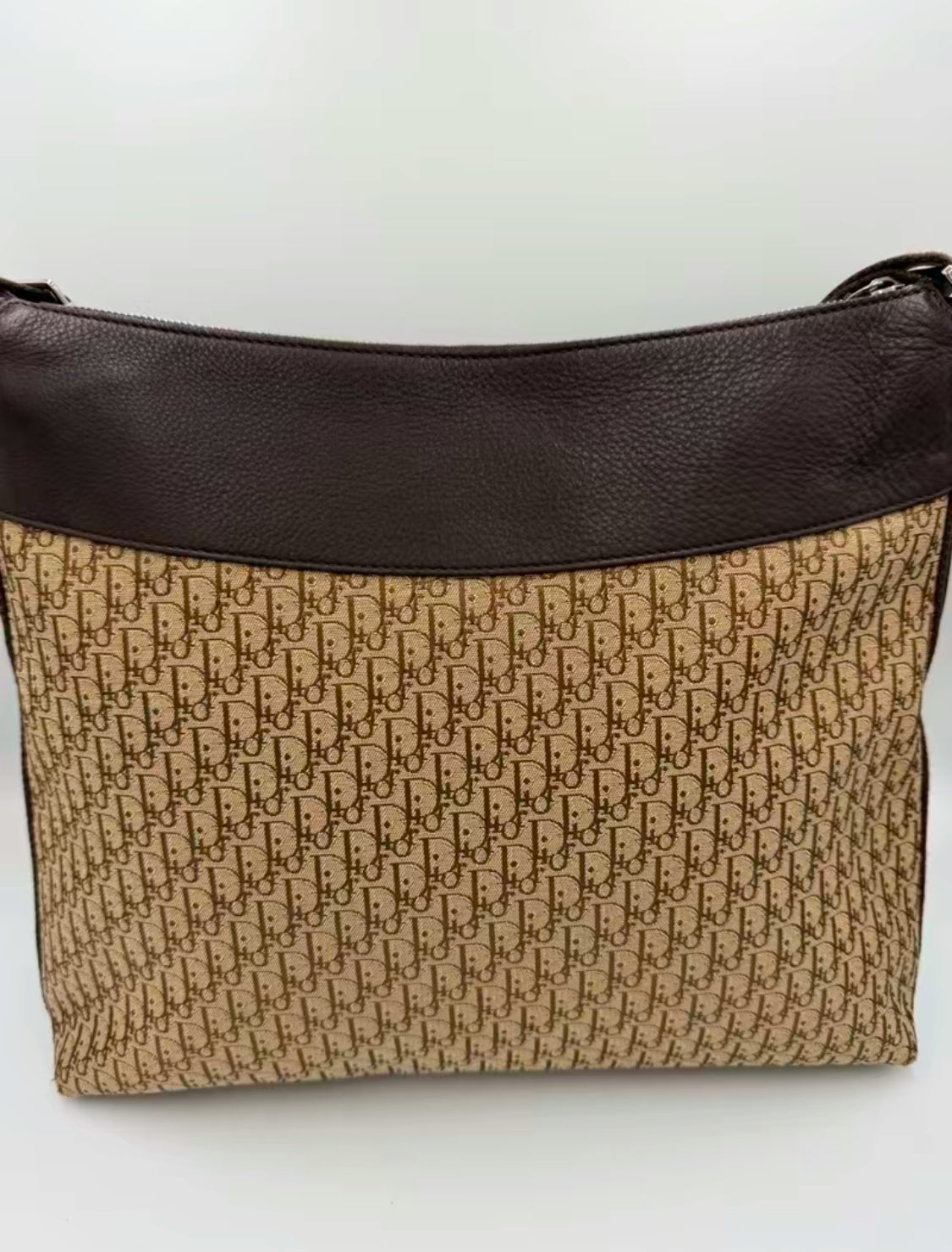 Christian Dior Diorissimo Beige Trotter Shoulder Bag