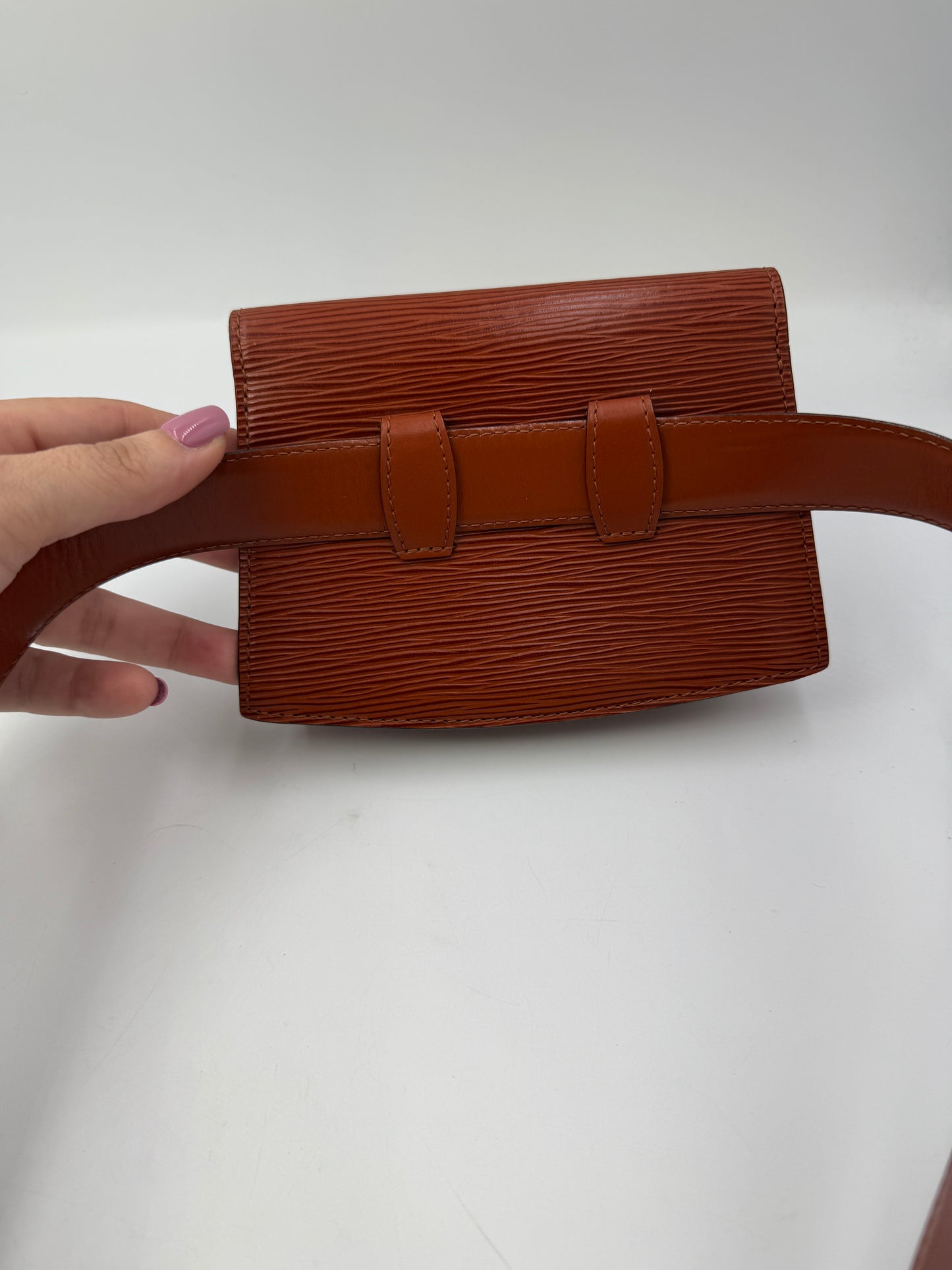Louis Vuitton Cognac Epi Leather Belt Bag VI1901