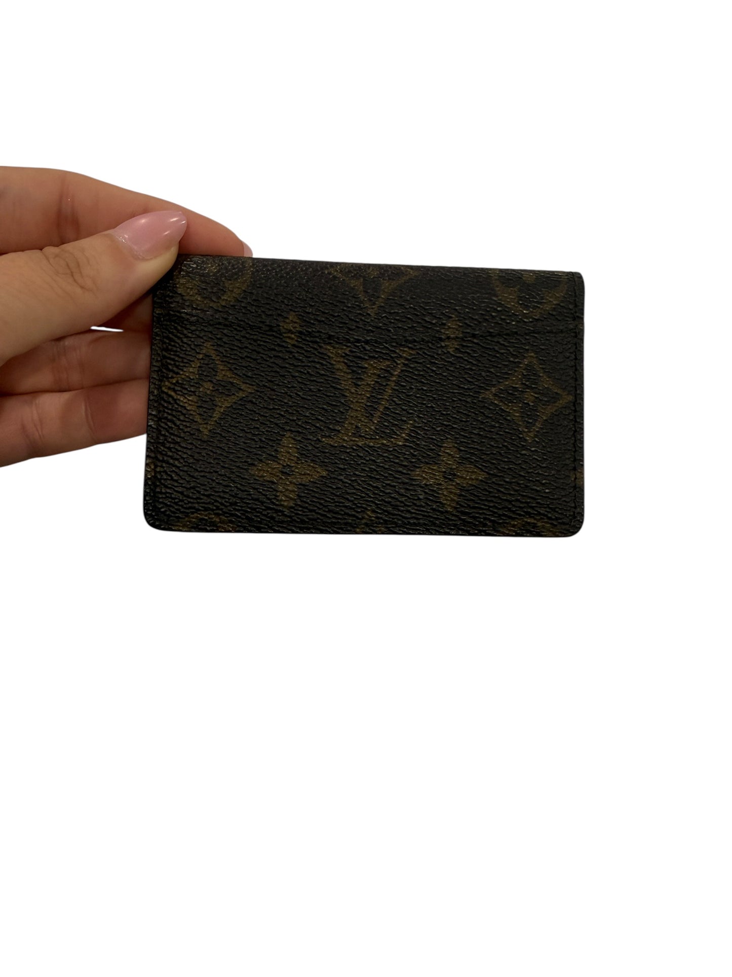 Louis Vuitton Monogram Coated Canvas Card Holder RA1920