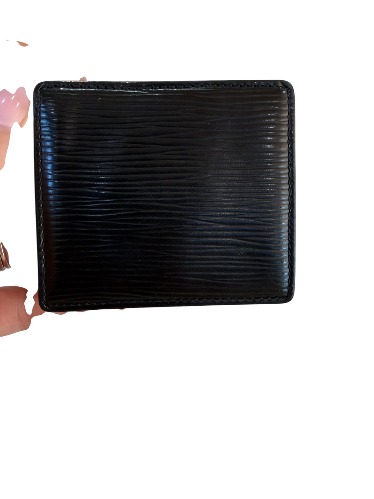 Louis Vuitton Black Epi Leather Coin Pouch or Jewelry Case MI0953