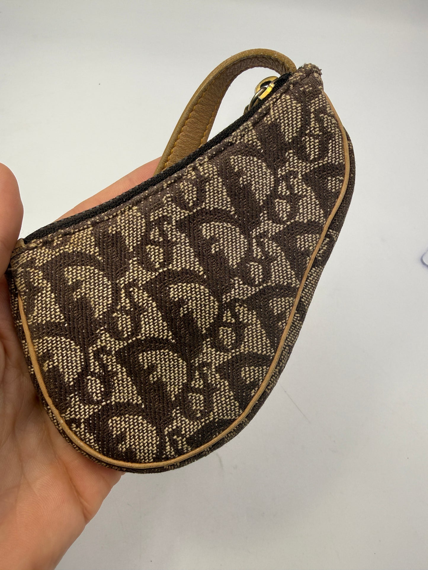 Christian Dior Trotter Canvas Key Cles