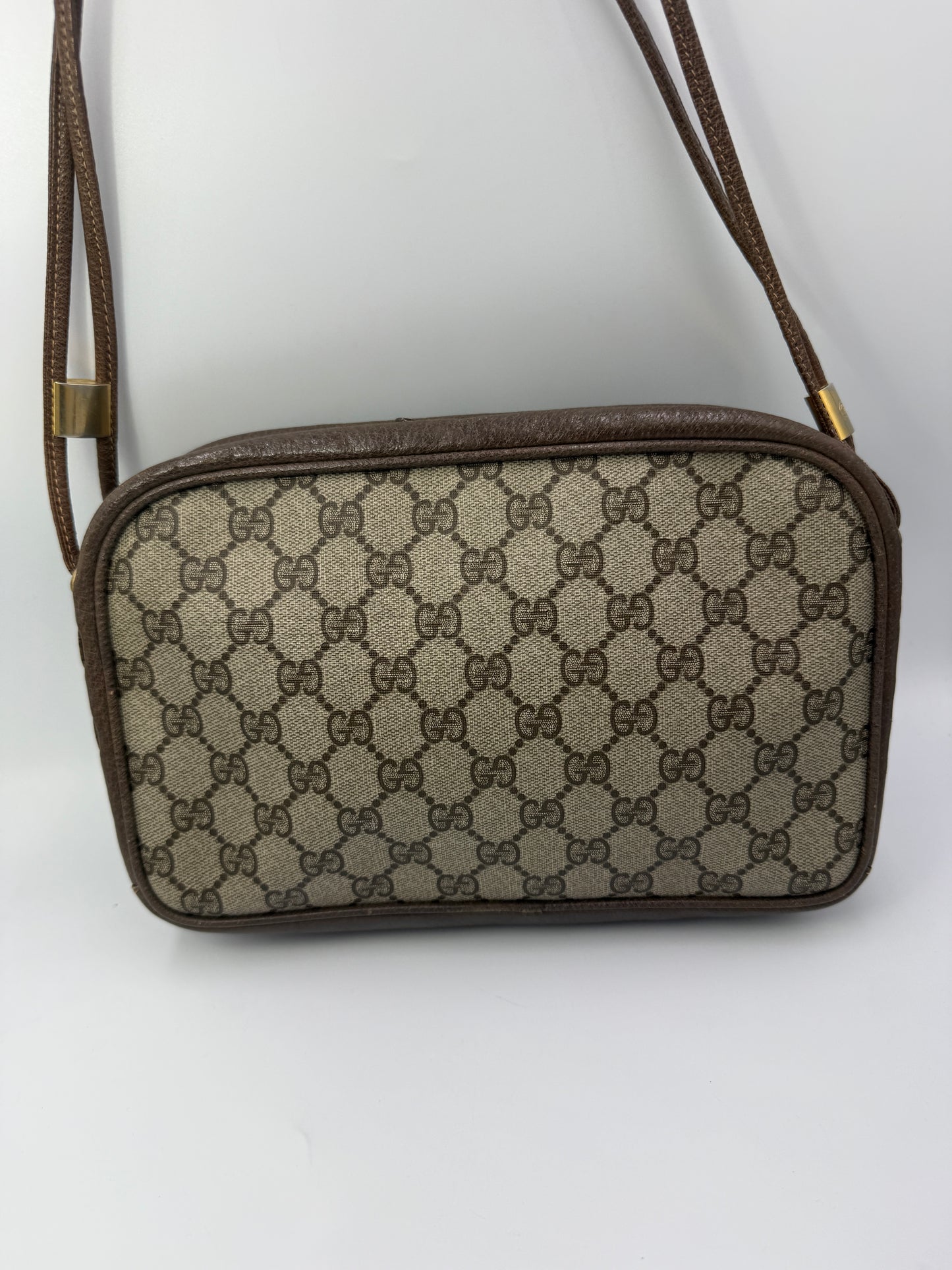 Gucci Vintage Supreme Coated Canvas Crossbody