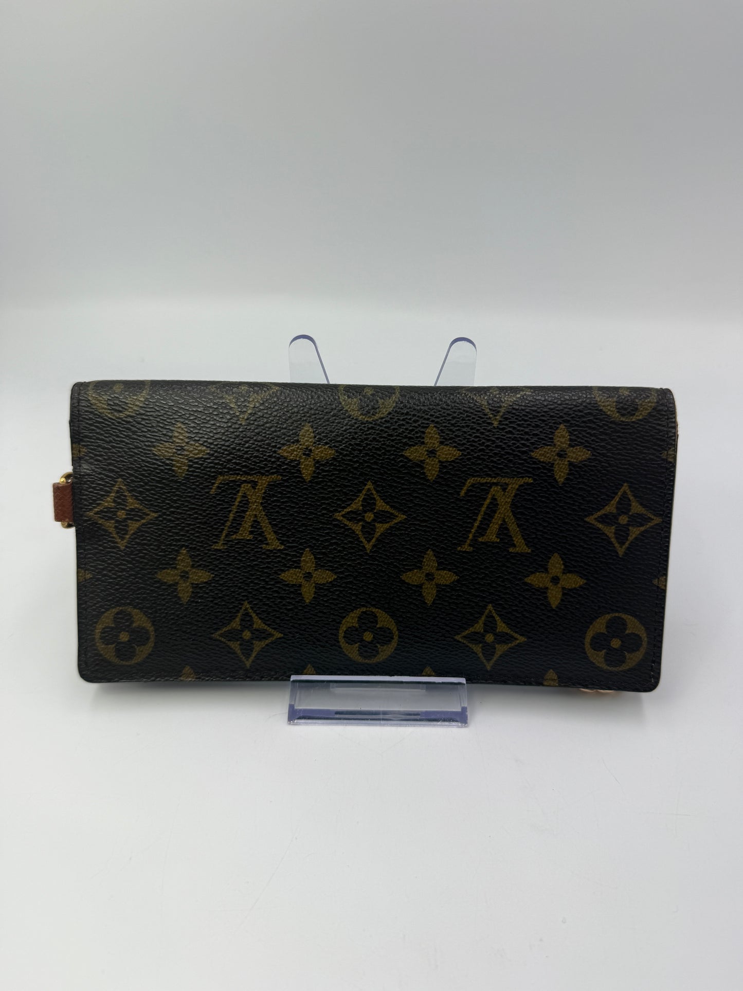 Louis Vuitton Monogram Coated Canvas Accordion Wallet TH0035
