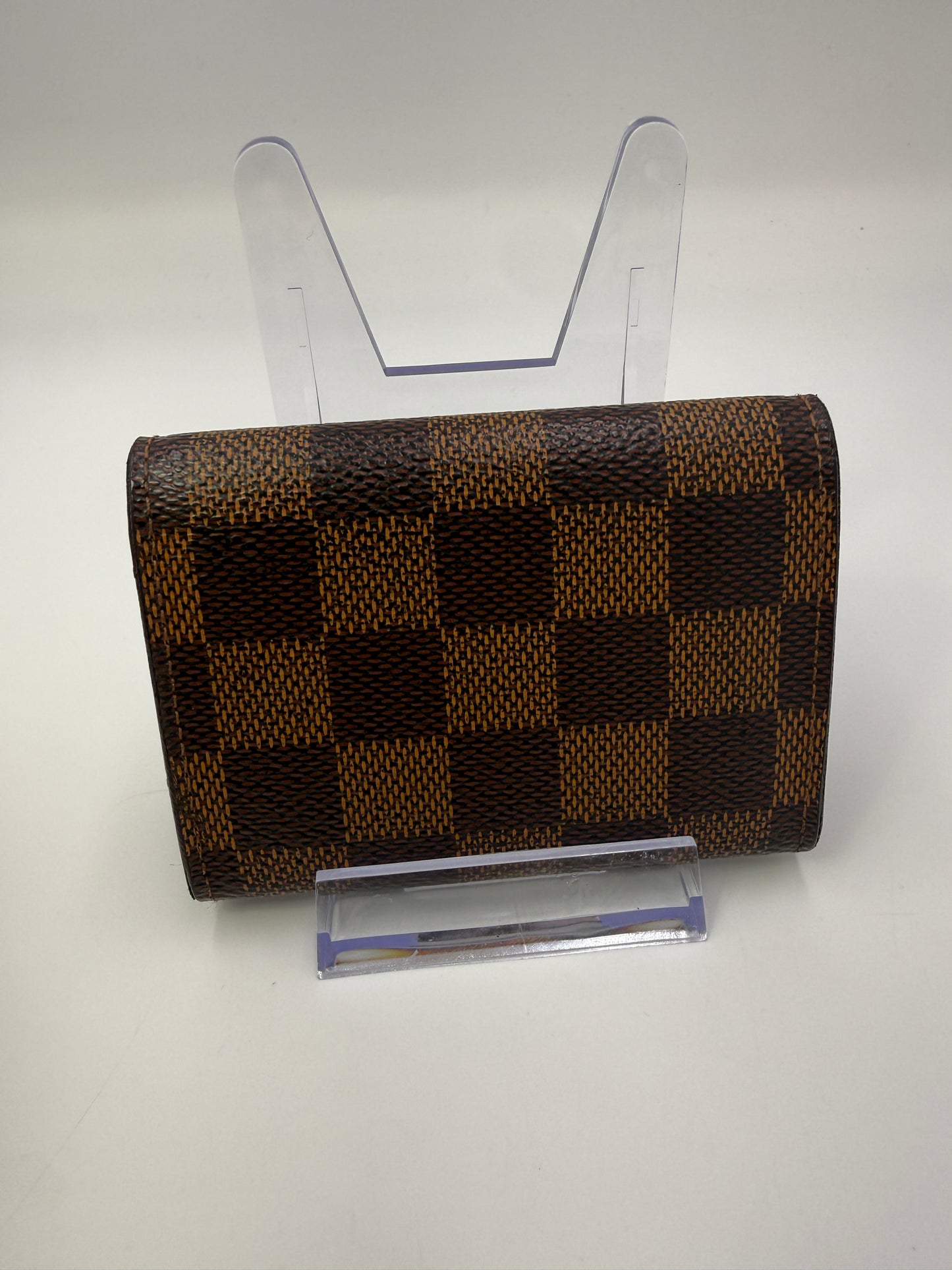 Louis Vuitton Damier Ebene Coated Canvas Card Case RA2171