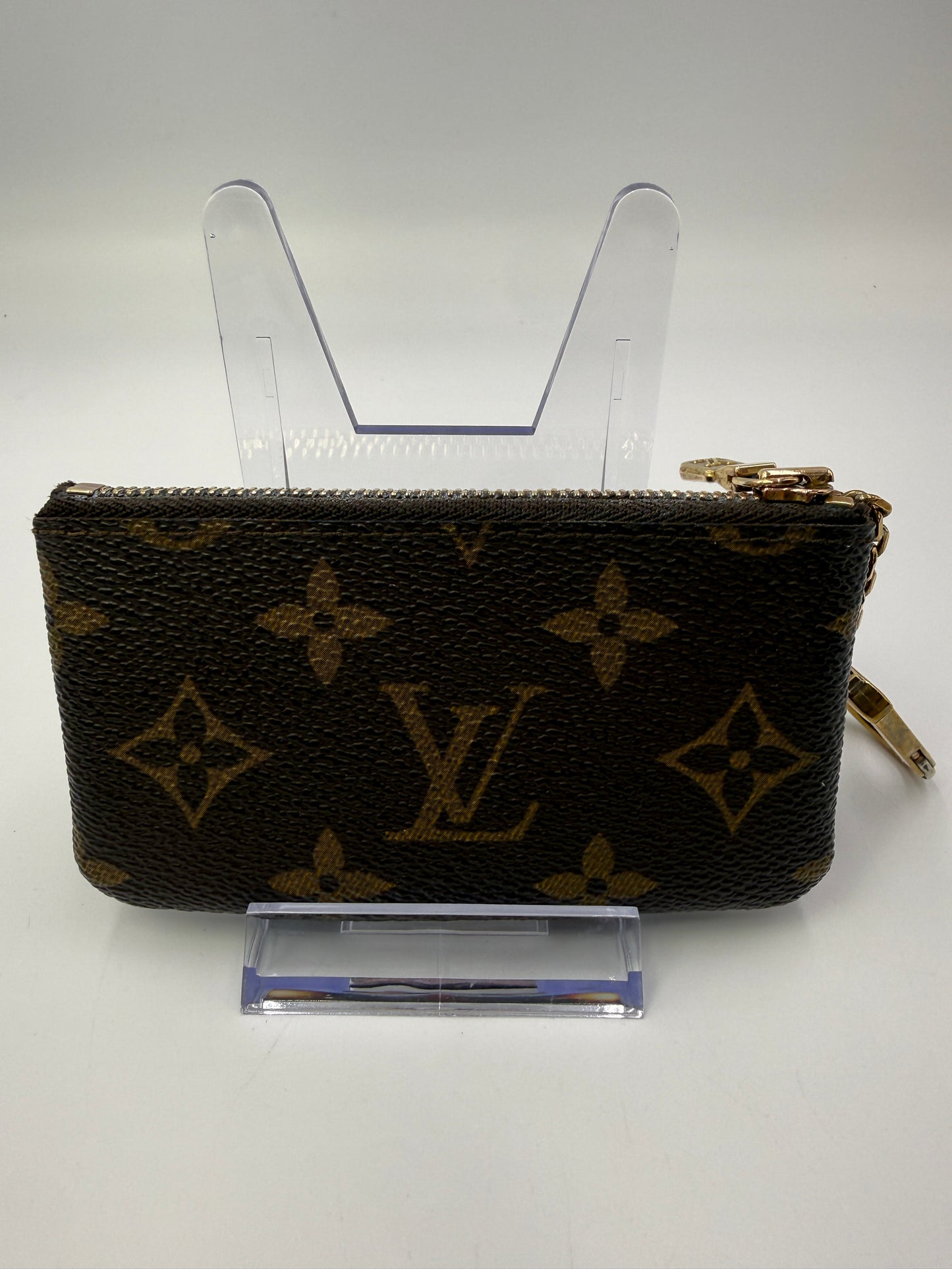 Louis Vuitton Monogram Coated Canvas Key Cles 882ET