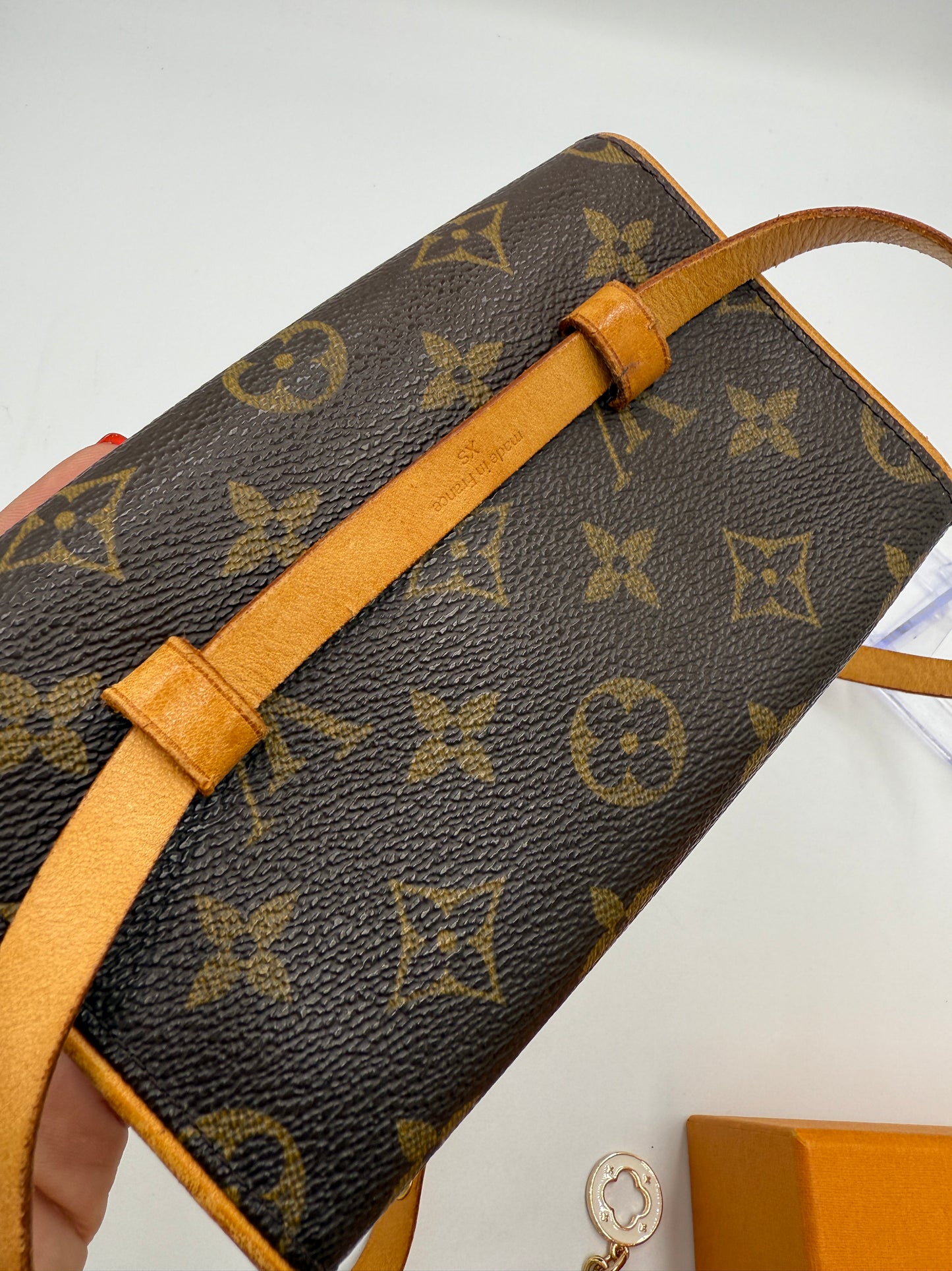 Louis Vuitton Monogram Coated Canvas Florentine FL0092