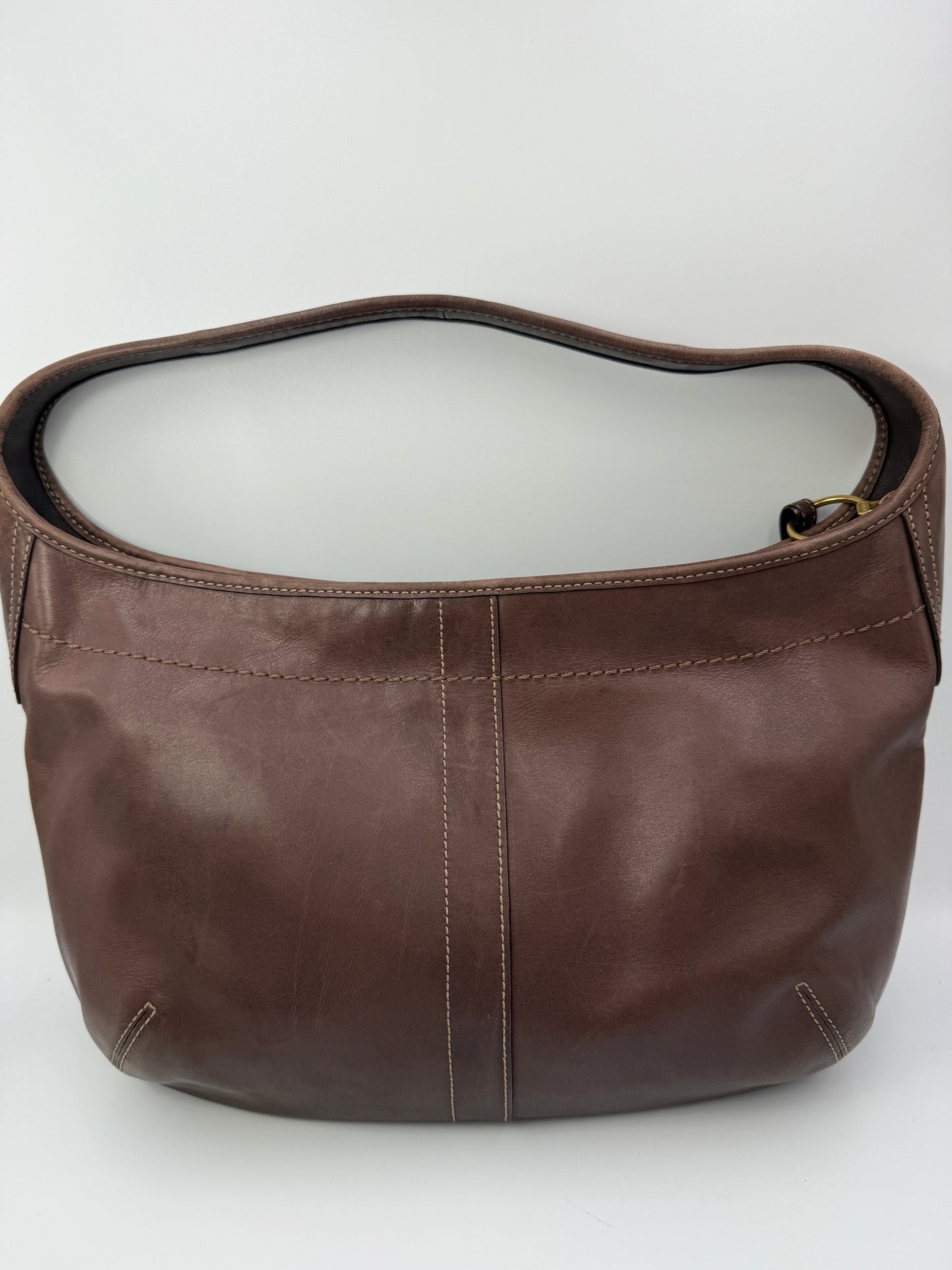 Coach Brown Leather Hobo Shoulder Bag