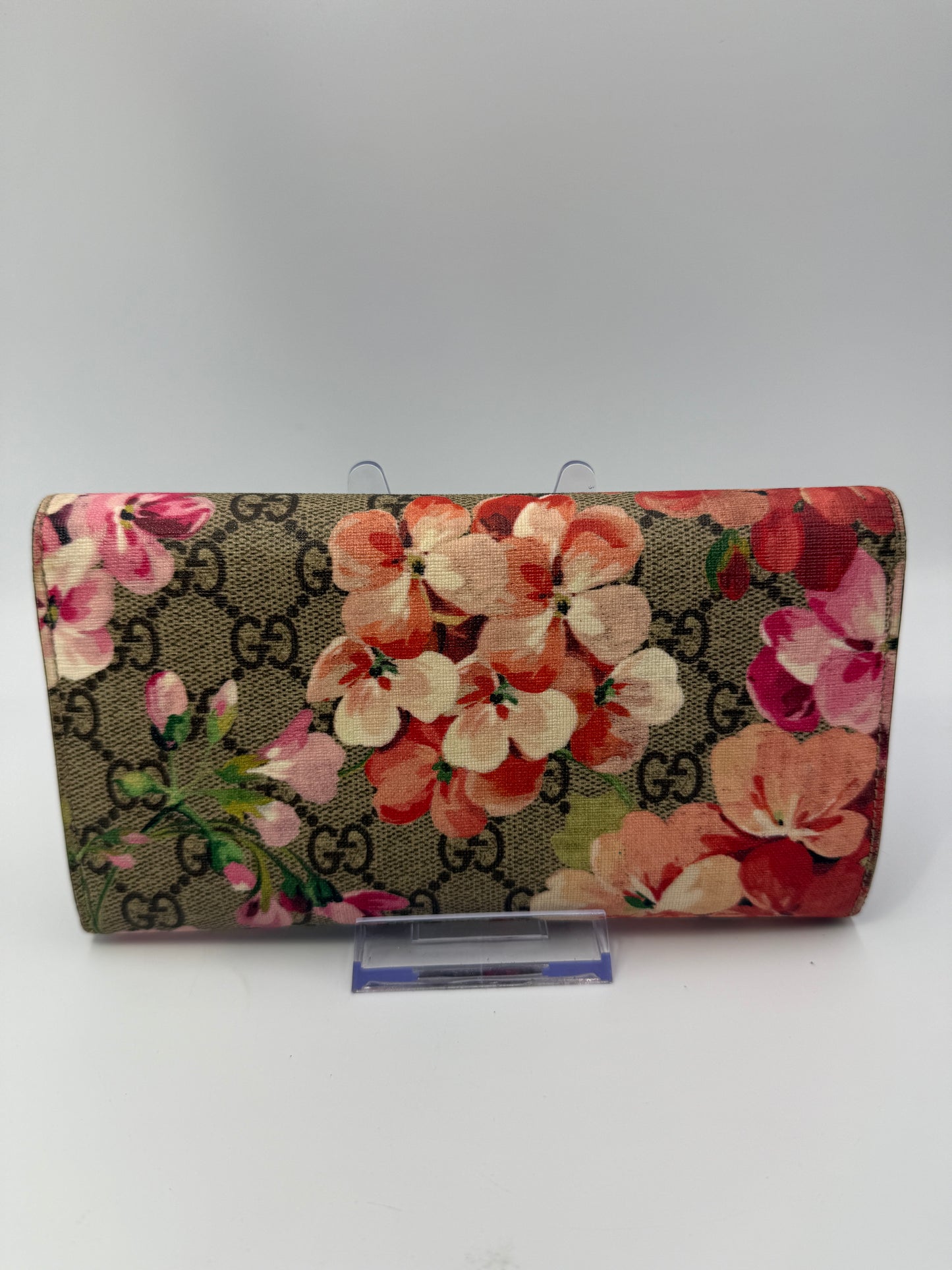 Gucci Guccissima Supreme Floral Long Wallet