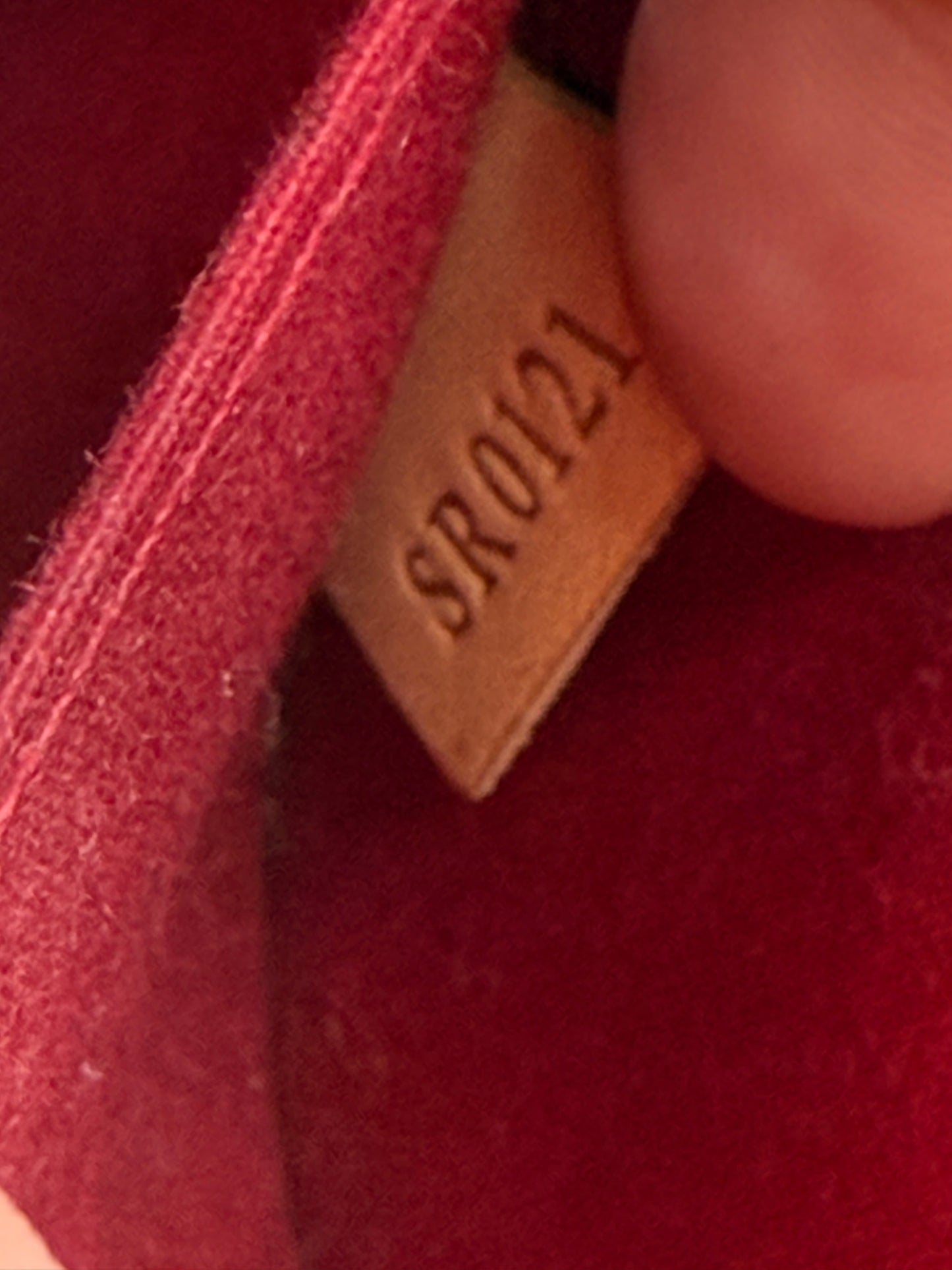 Louis Vuitton Red Vernis Patent Leather Crossbody SR0121