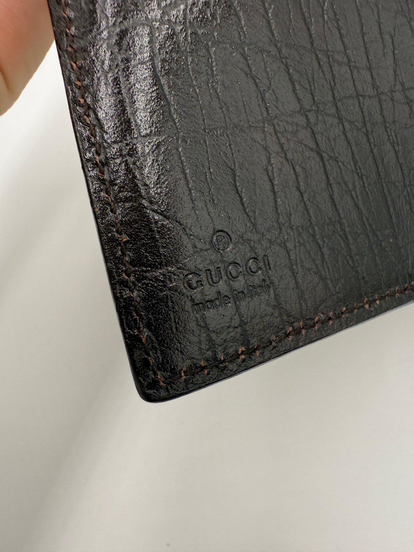 Gucci Supreme Coated Canvas Kisslock Wallet