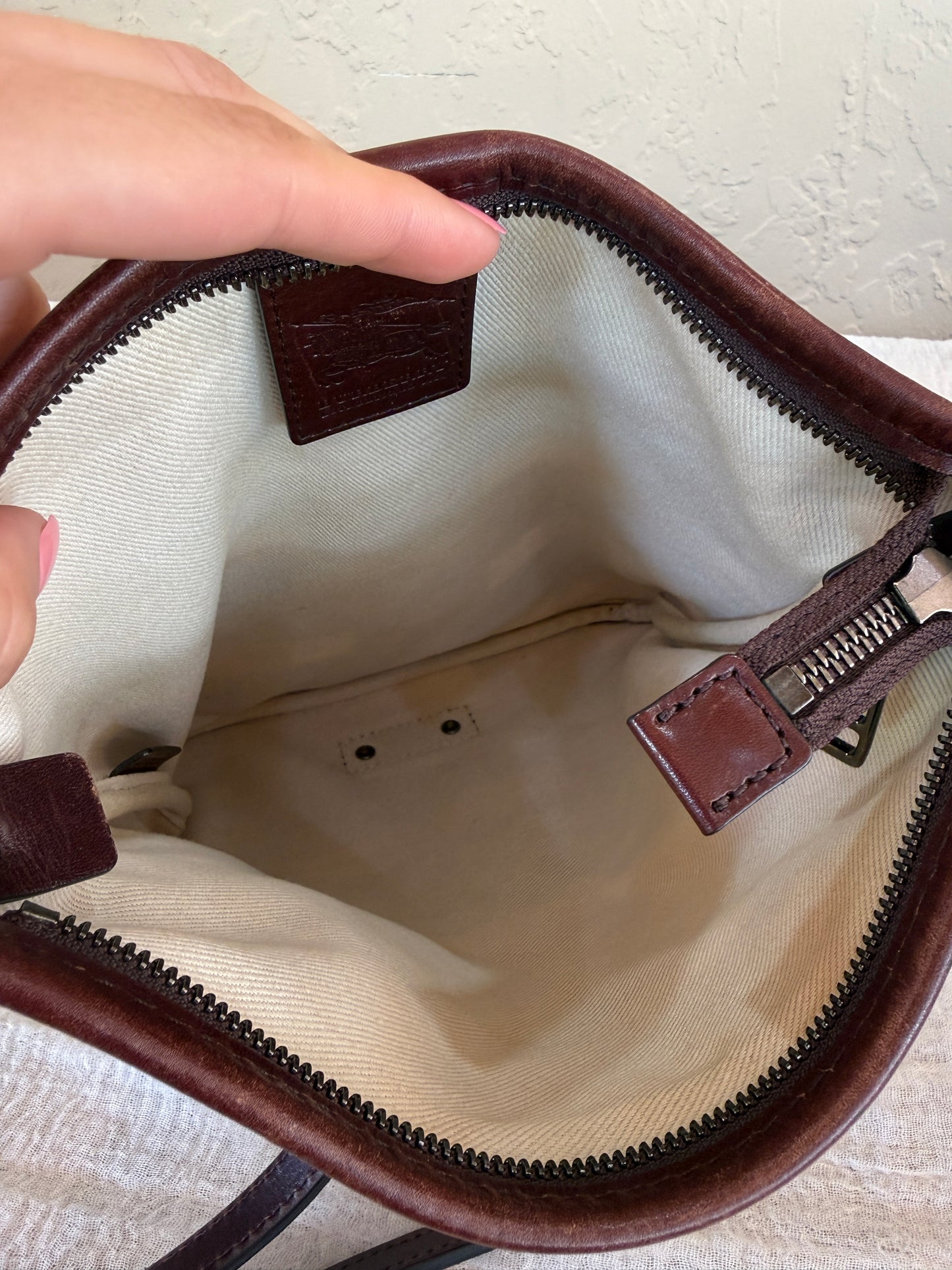 Burberry Nova Check Canvas Crossbody Bag