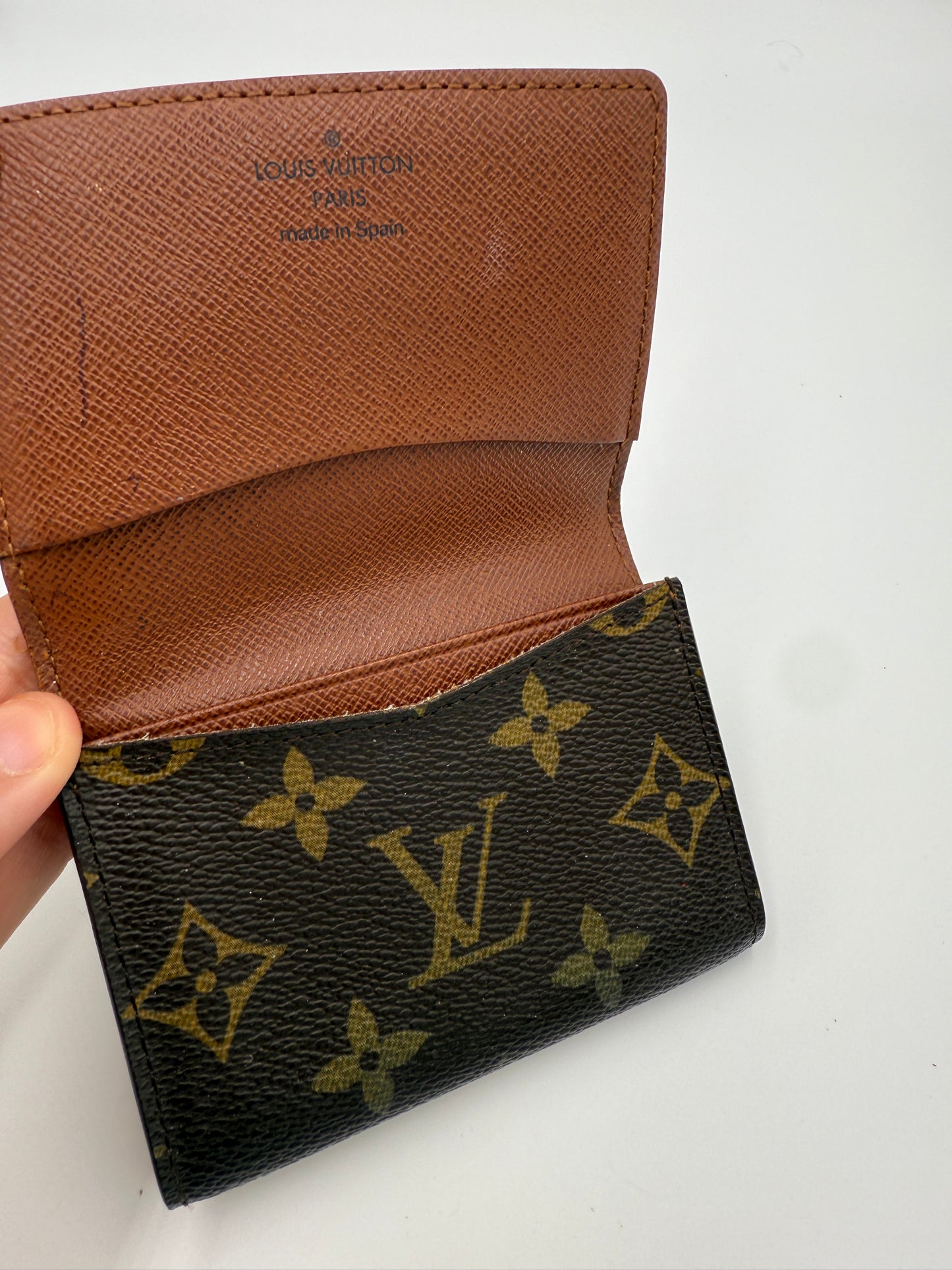 Louis Vuitton Monogram Coated Canvas Card Holder CA0076