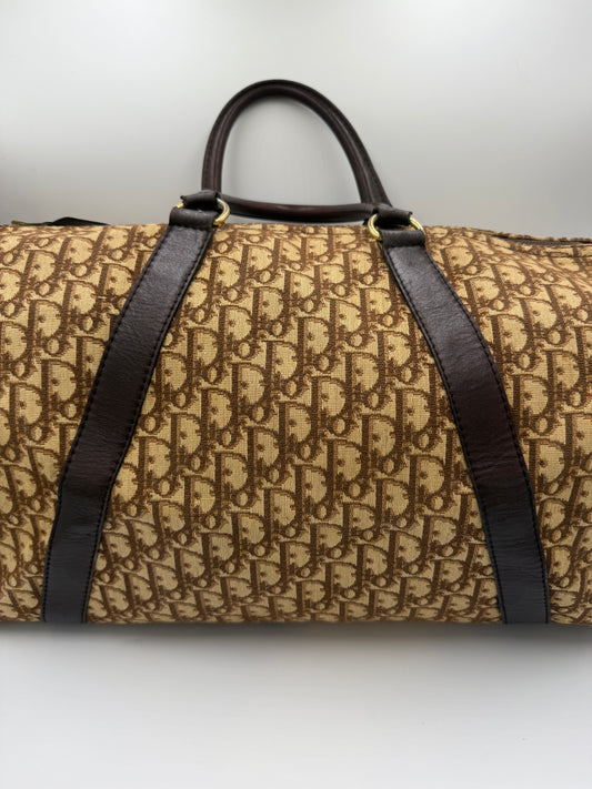 Christian Dior Brown Trotter Travel Bag 45 cm