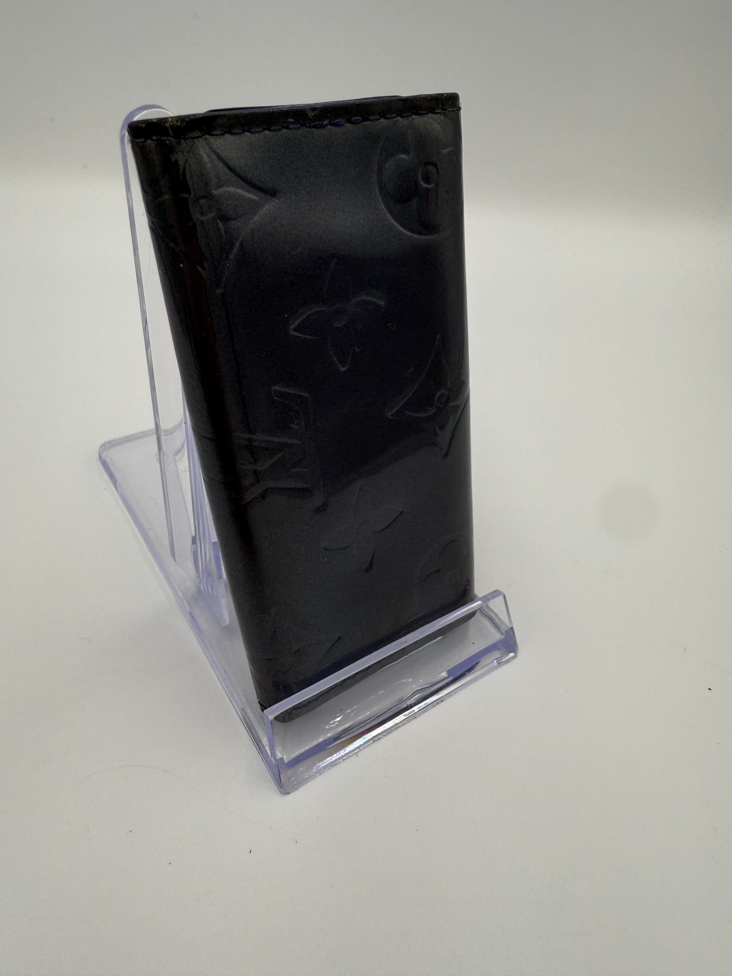 Louis Vuitton Vernis Purple Blue Key Holder CA1024