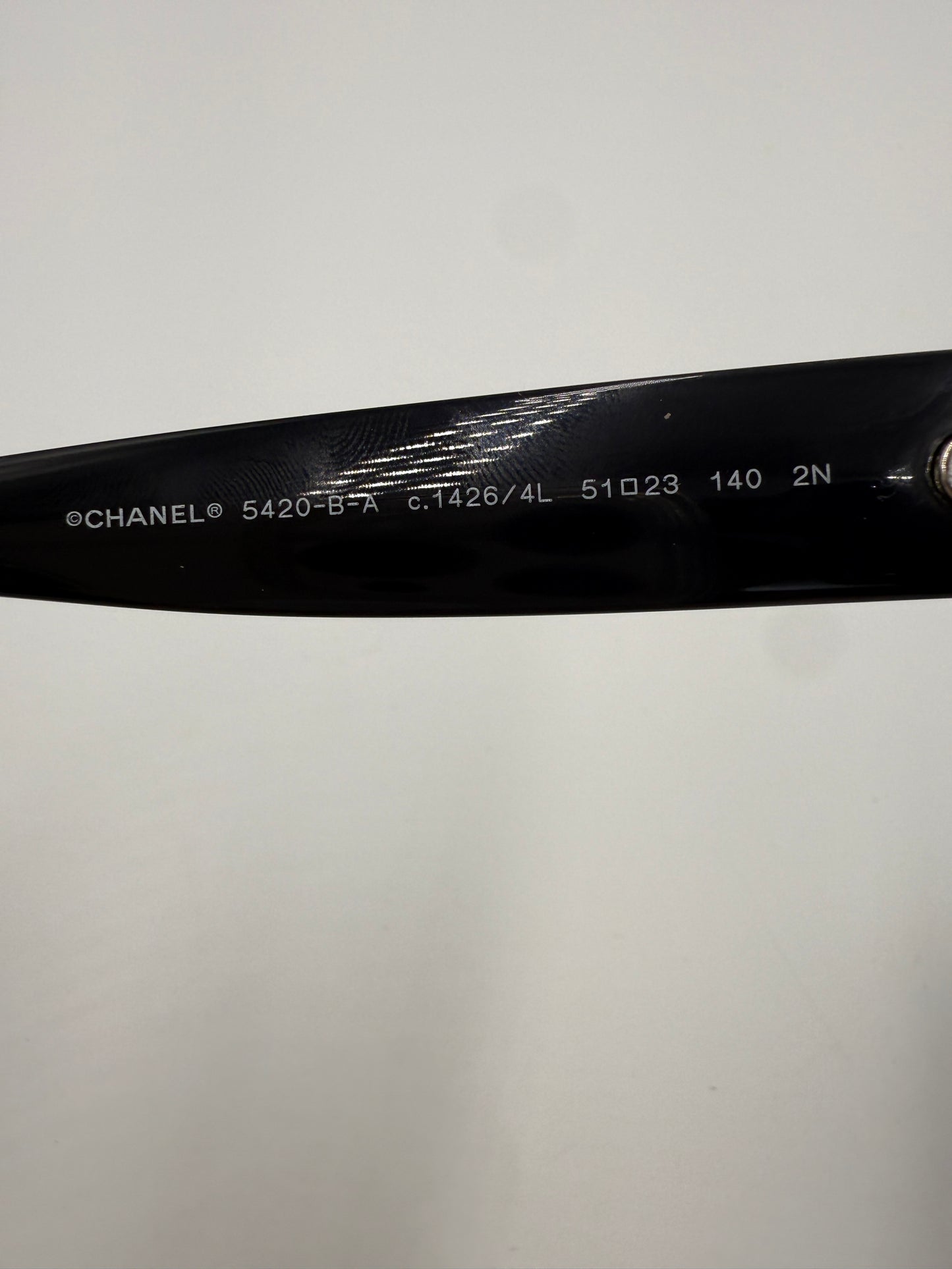 Chanel Swarovski Crystal Sunglasses With Case and CC Cloth