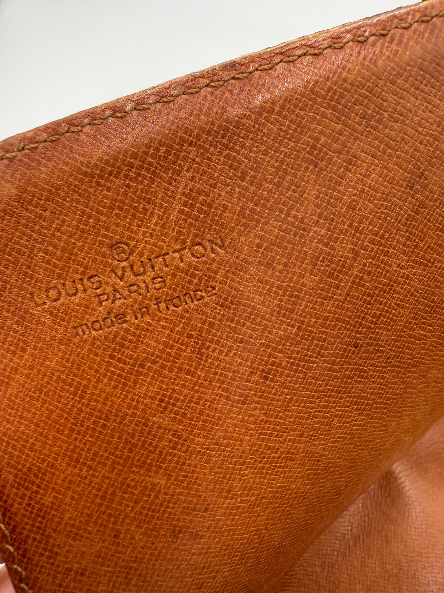 Louis Vuitton Vintage Monogram Coated Canvas Cartouchiere MM 842