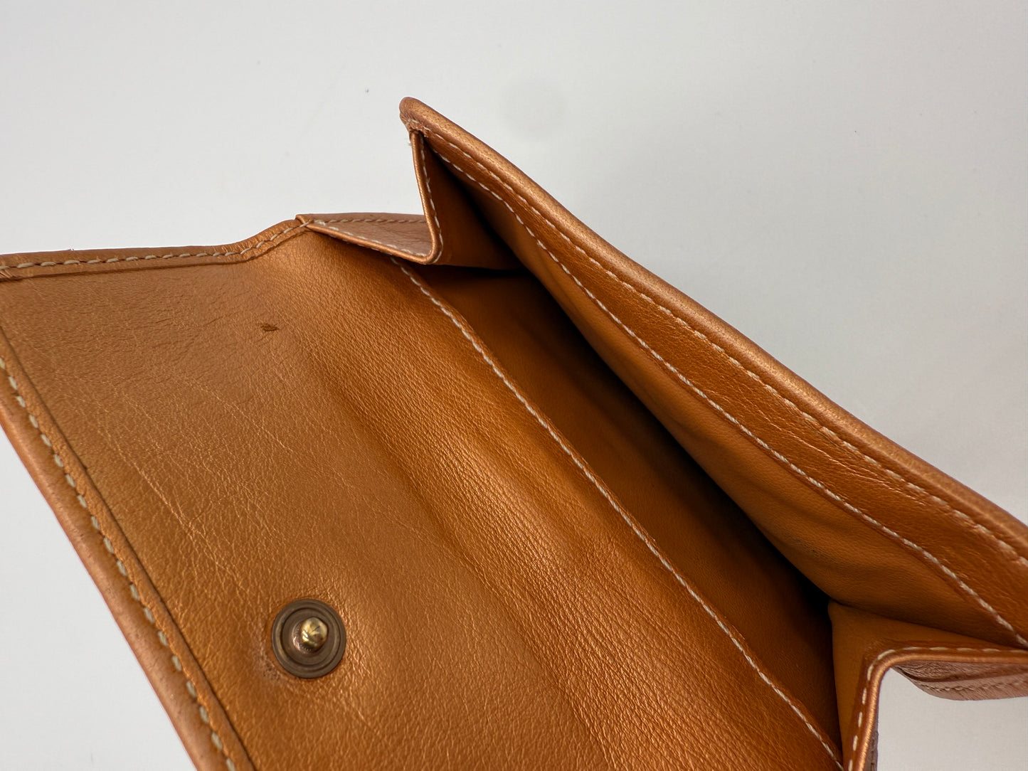 Celine Blue Denim and Rose Gold Compact Wallet