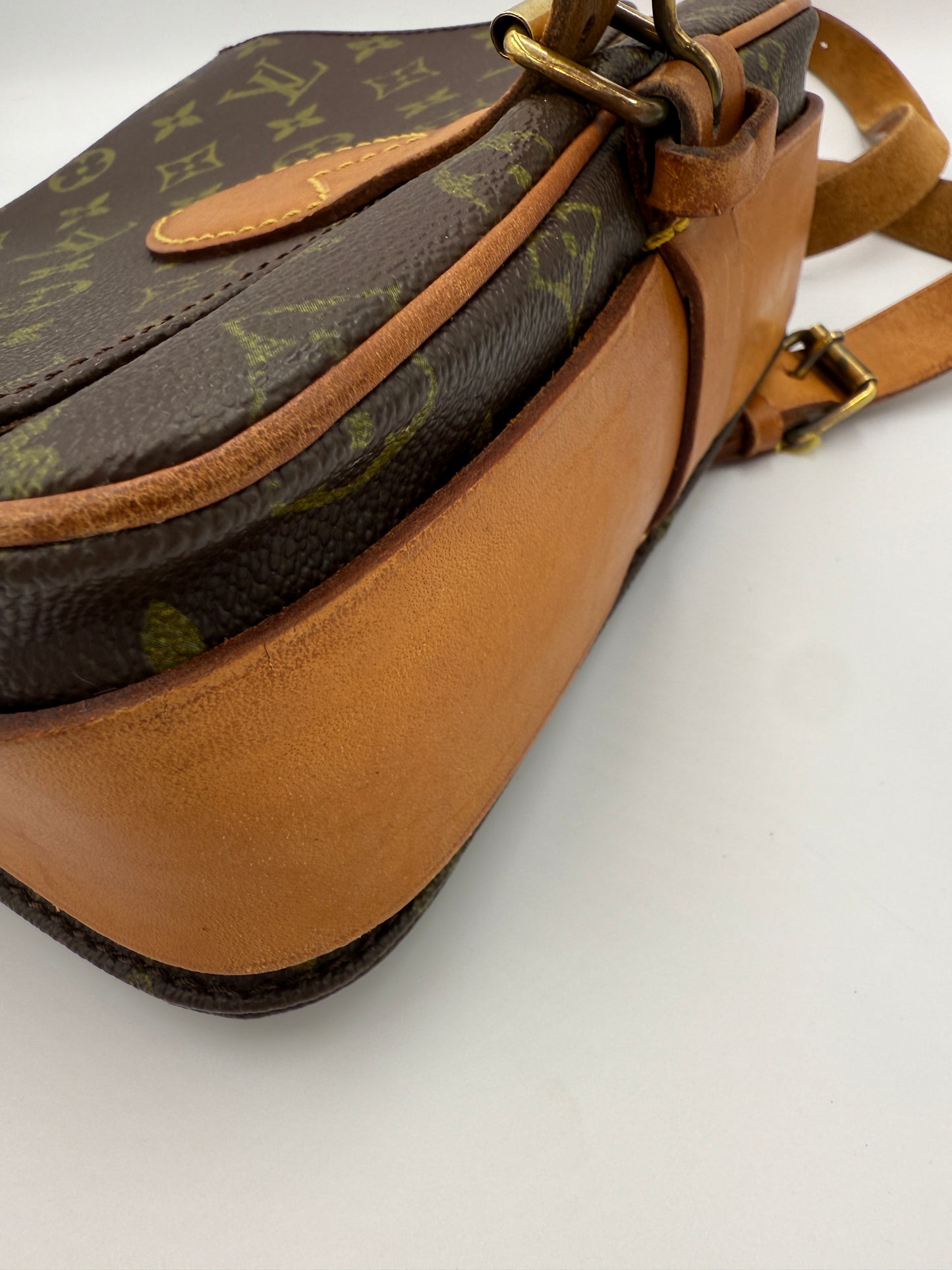 Louis Vuitton Vintage Monogram Coated Canvas Cartouchiere MM 842