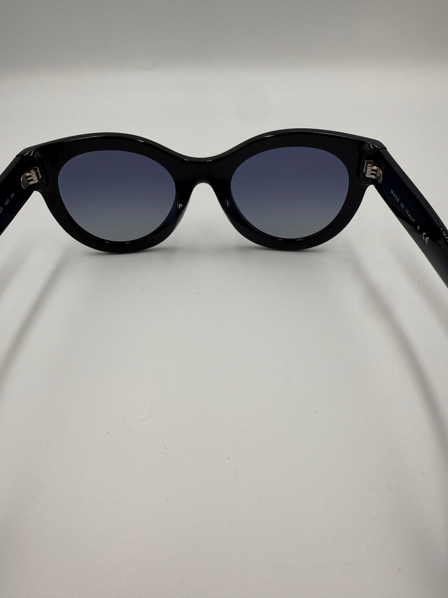 Chanel Swarovski Crystal Sunglasses With Case and CC Cloth