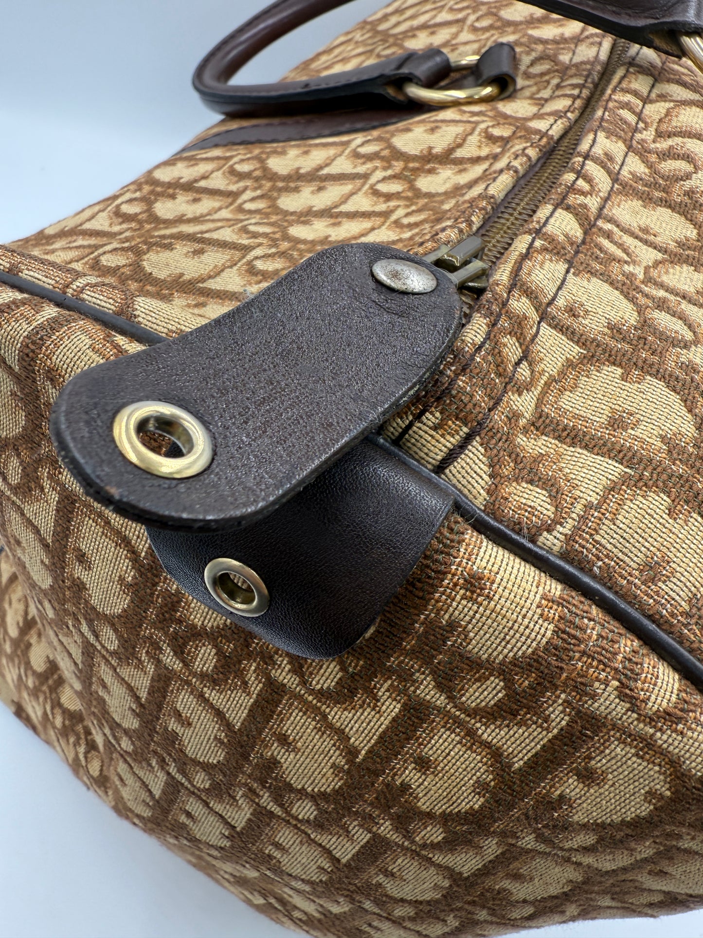 Christian Dior Brown Trotter Travel Bag 45 cm