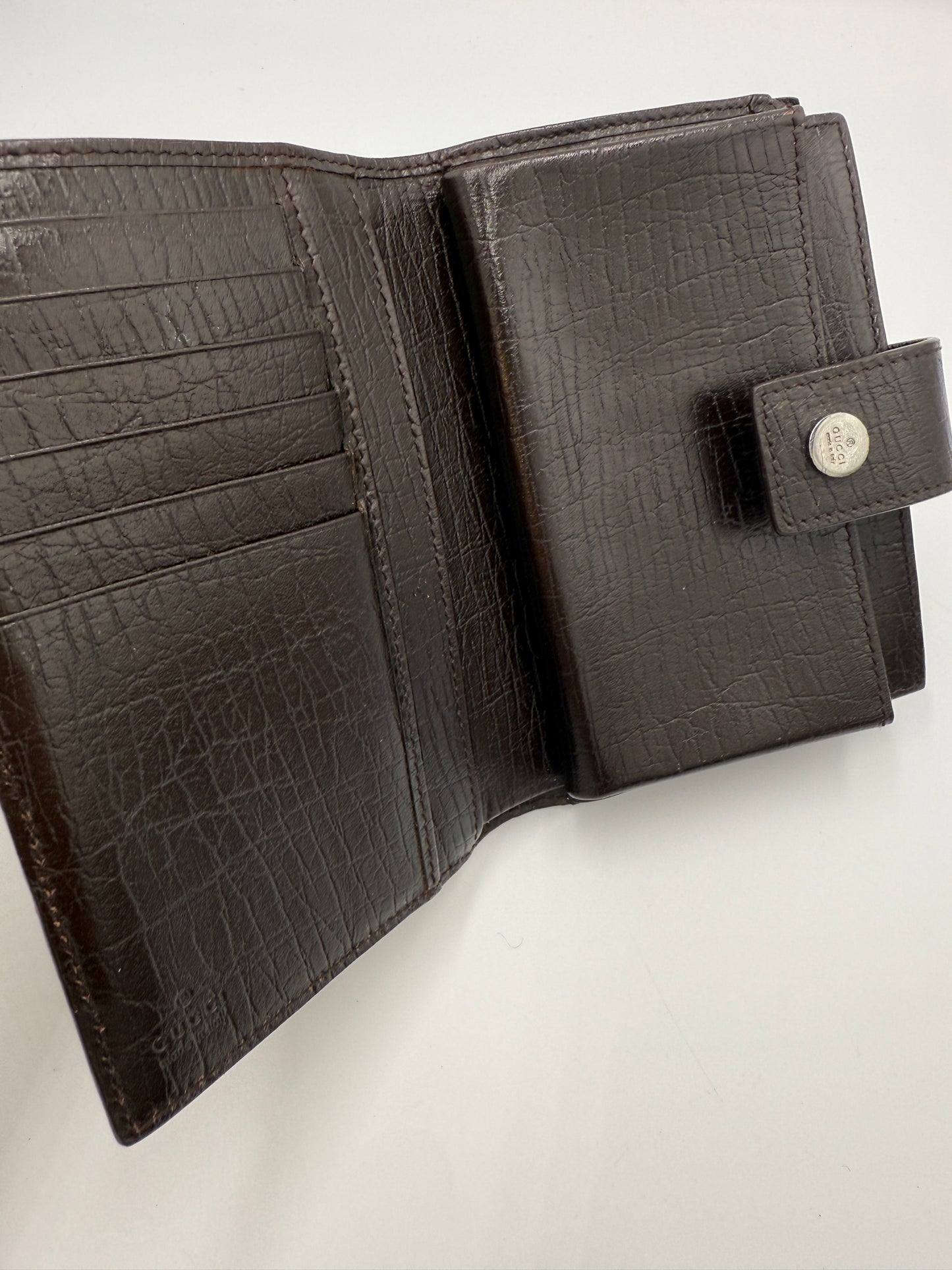 Gucci Supreme Coated Canvas Kisslock Wallet