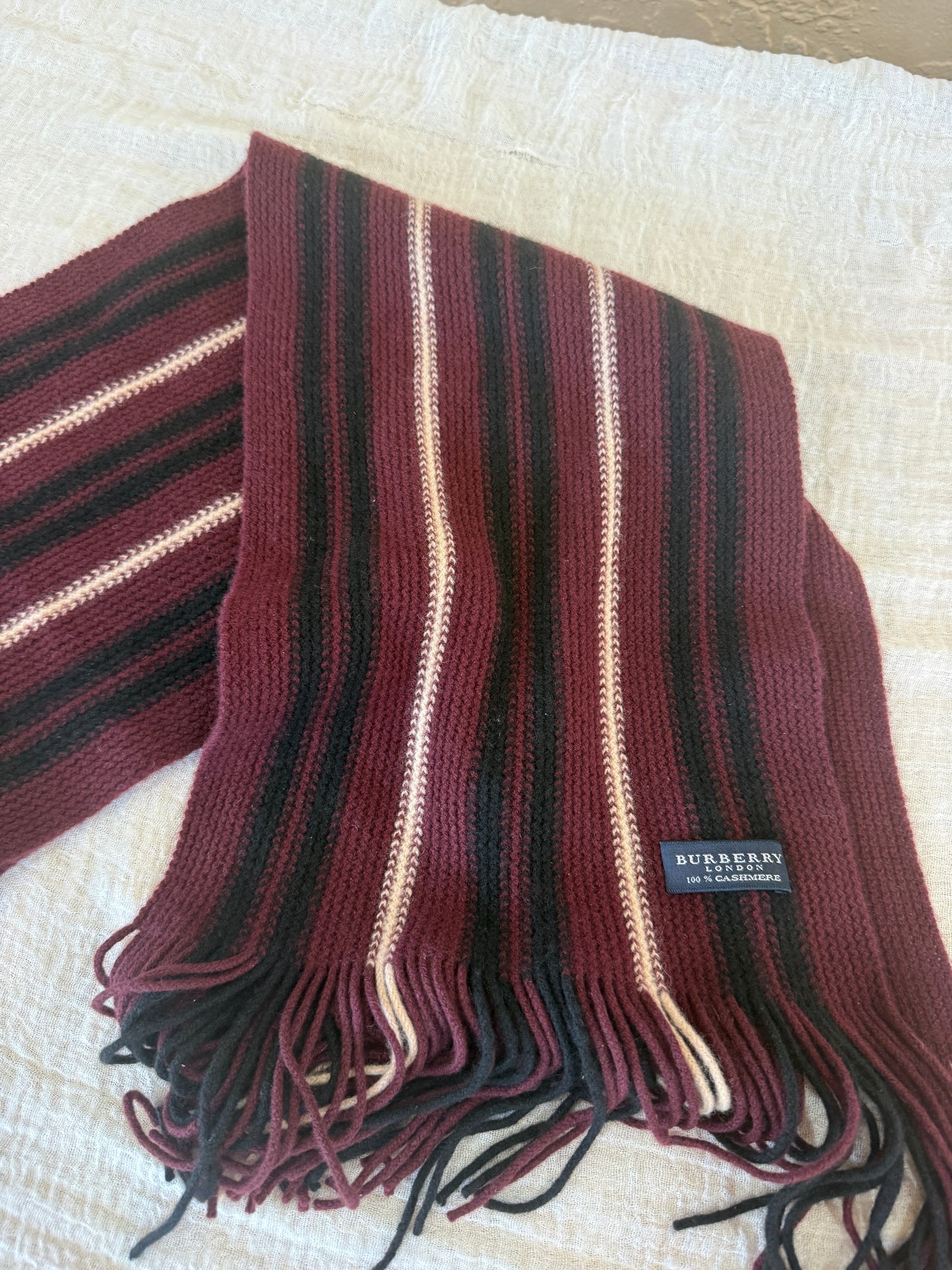 Burberry 100% Cashmere Scarf