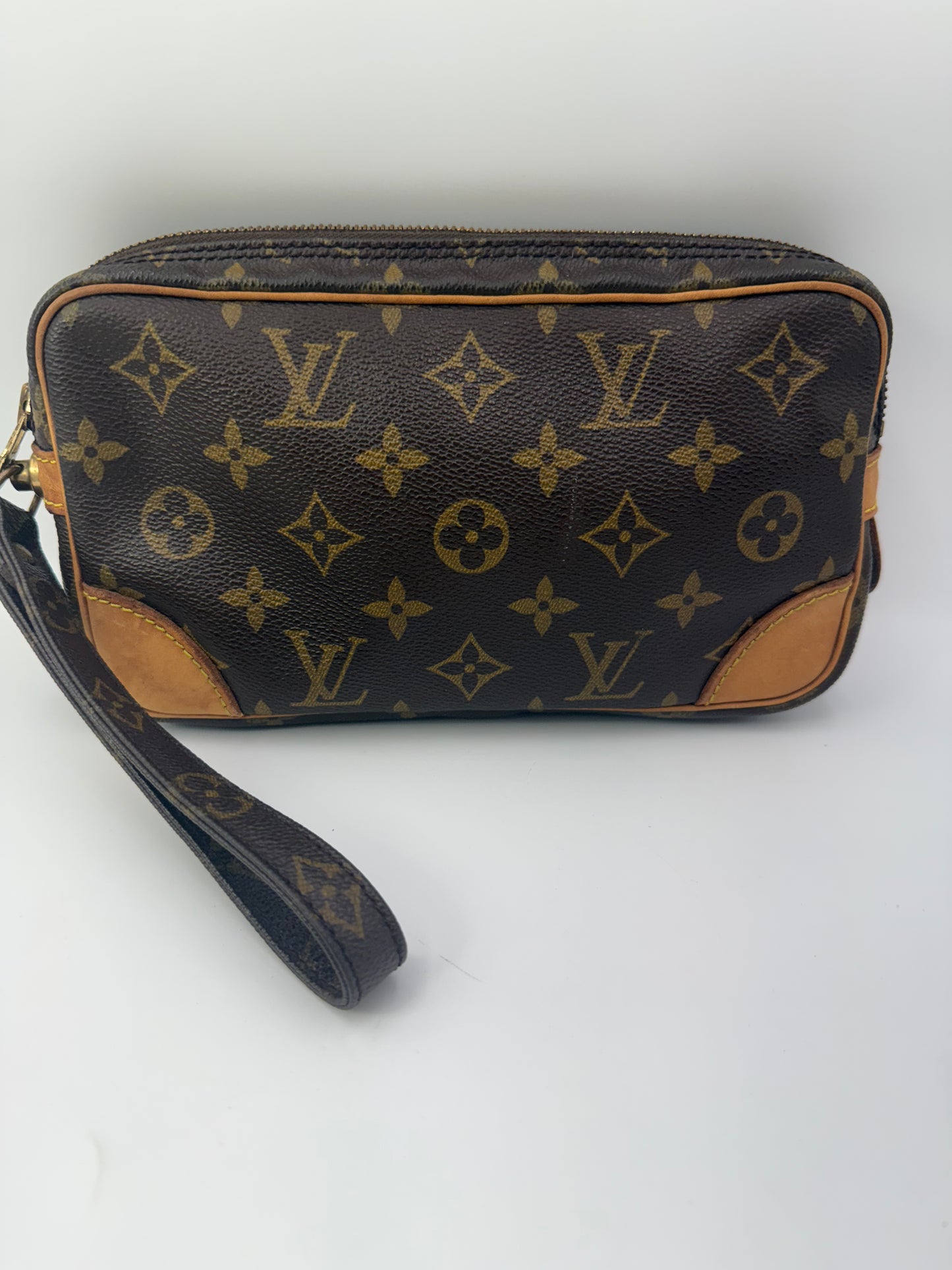 Louis Vuitton Monogram Wristlet 22 cm TH8910