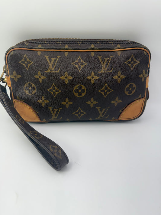 Louis Vuitton Monogram Wristlet 22 cm TH8910