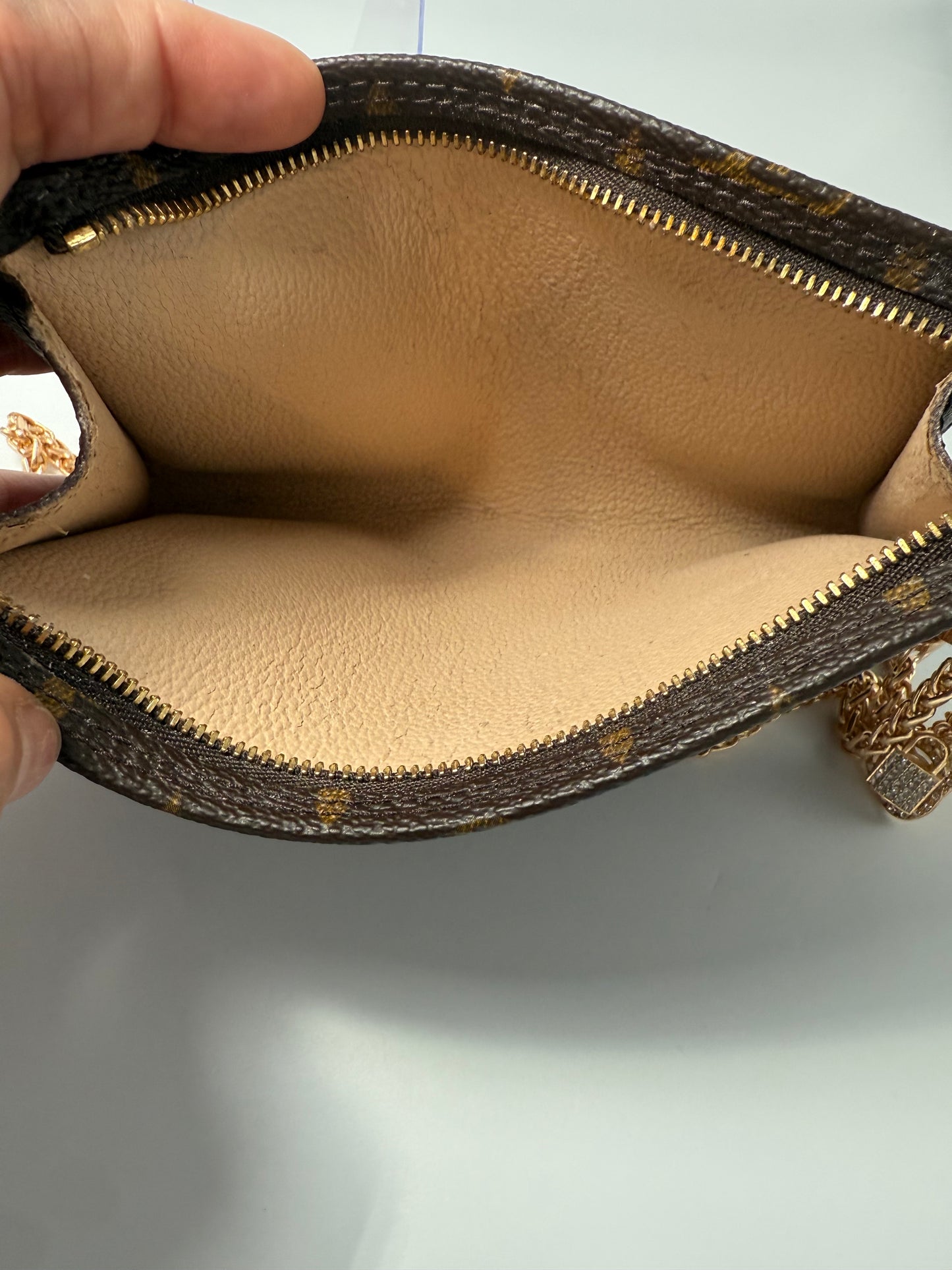 Louis Vuitton Monogram Coated Canvas Toiletry Pouch 15 cm AR0998