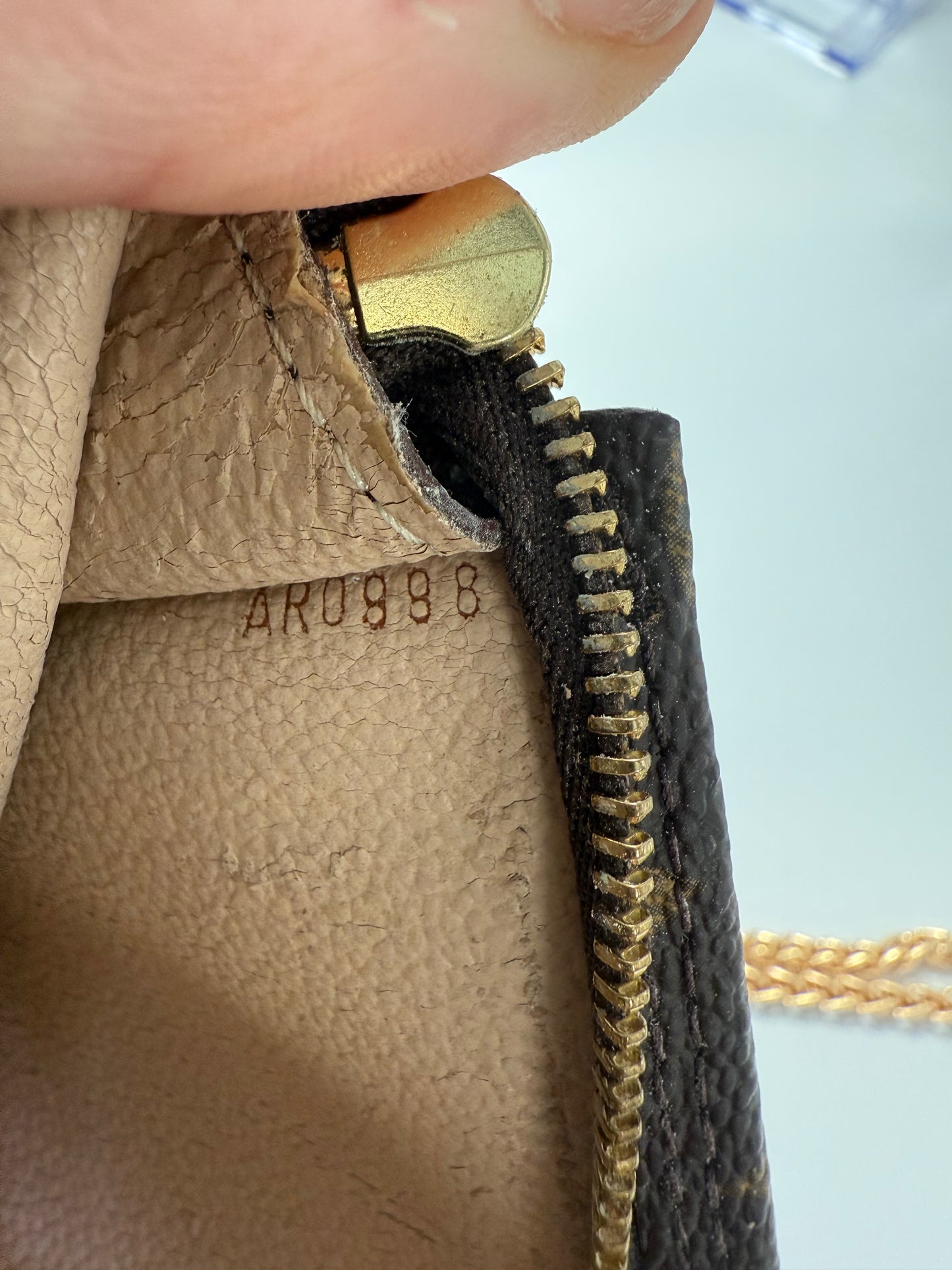 Louis Vuitton Monogram Coated Canvas Toiletry Pouch 15 cm AR0998