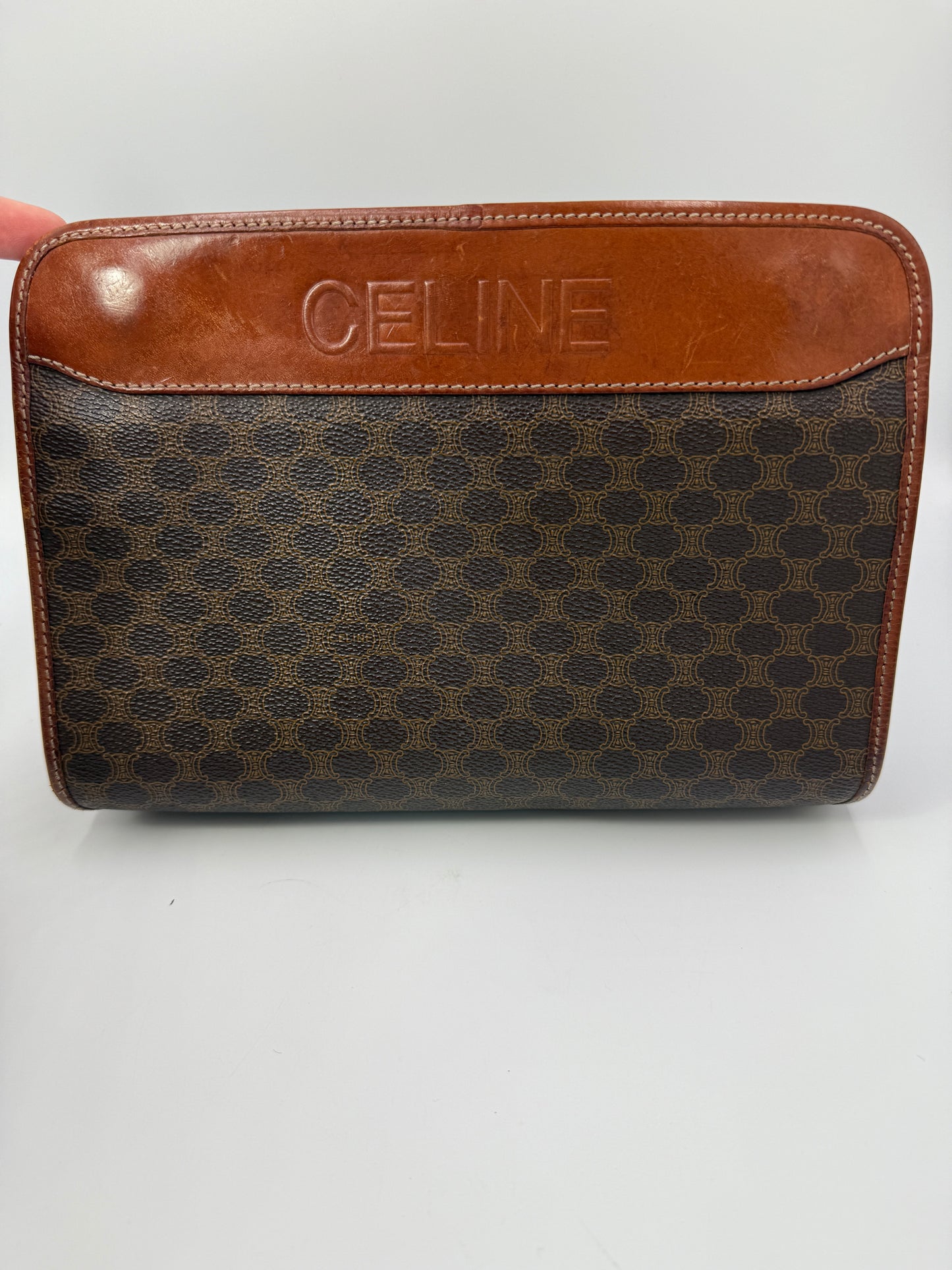 Celine Macadam Clutch Toiletry Pouch