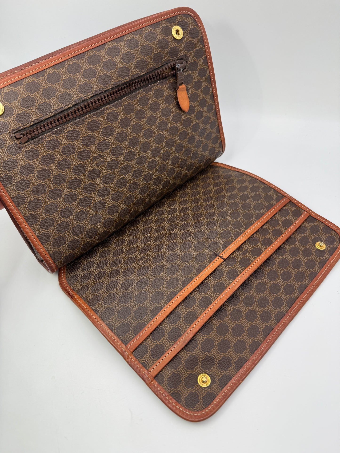 Celine Macadam Clutch Toiletry Pouch