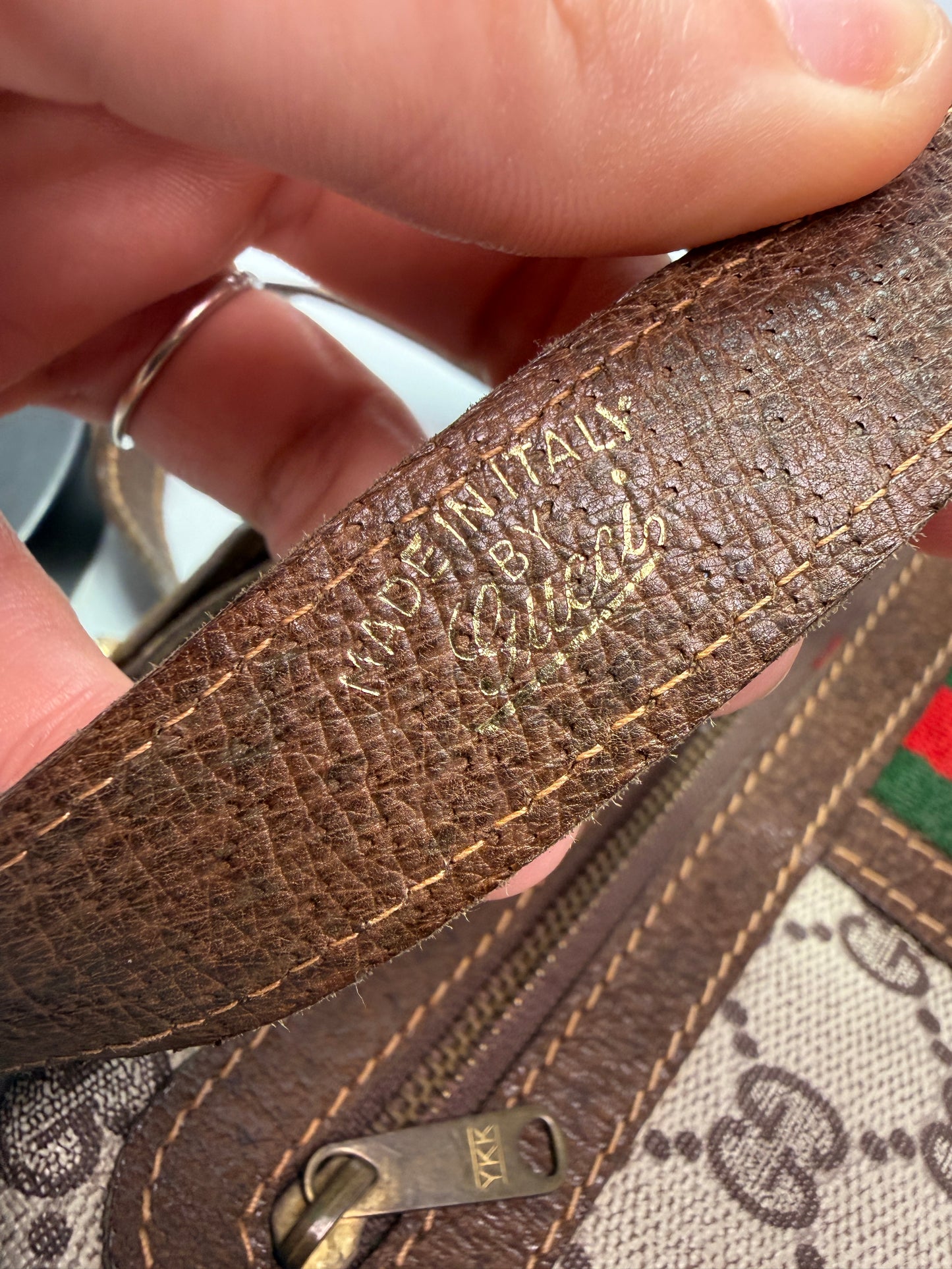 Gucci GG Supreme Coated Canvas Sherryline Camera Bag