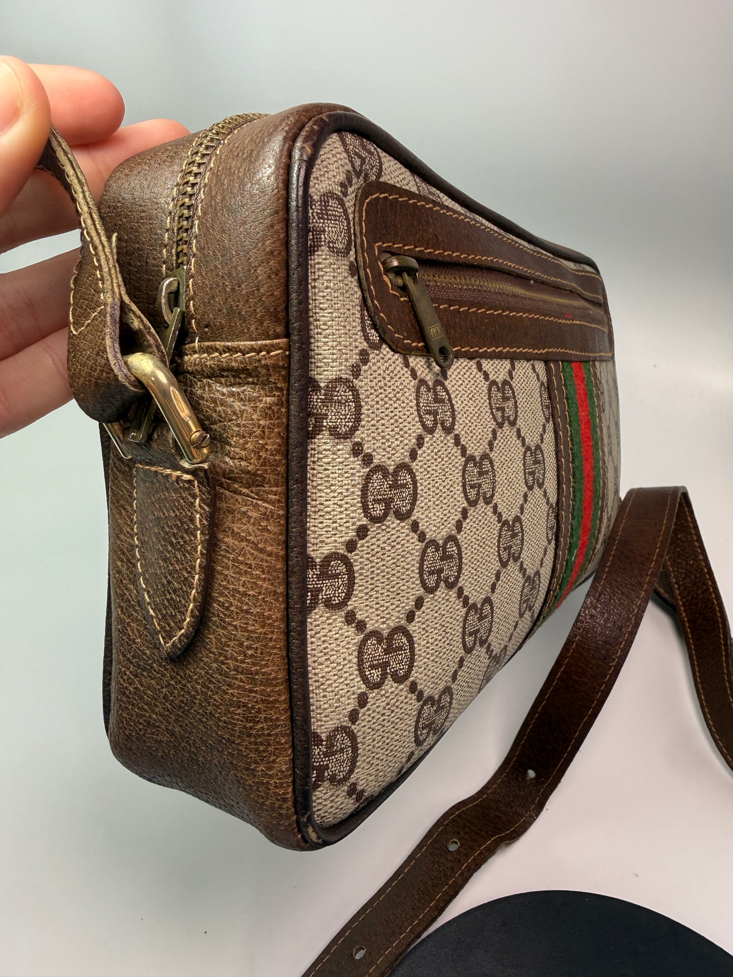 Gucci GG Supreme Coated Canvas Sherryline Camera Bag