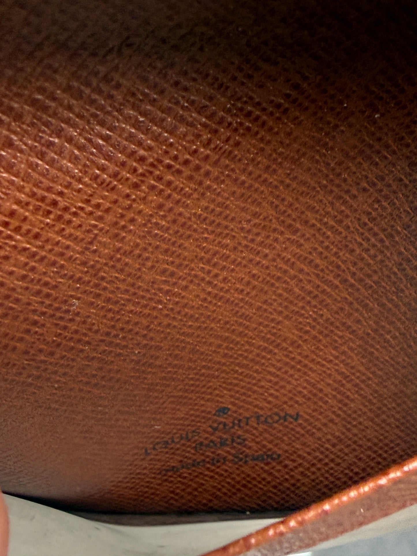 LV Monogram Coated Canvas ID Holder Compact Wallet CA0015