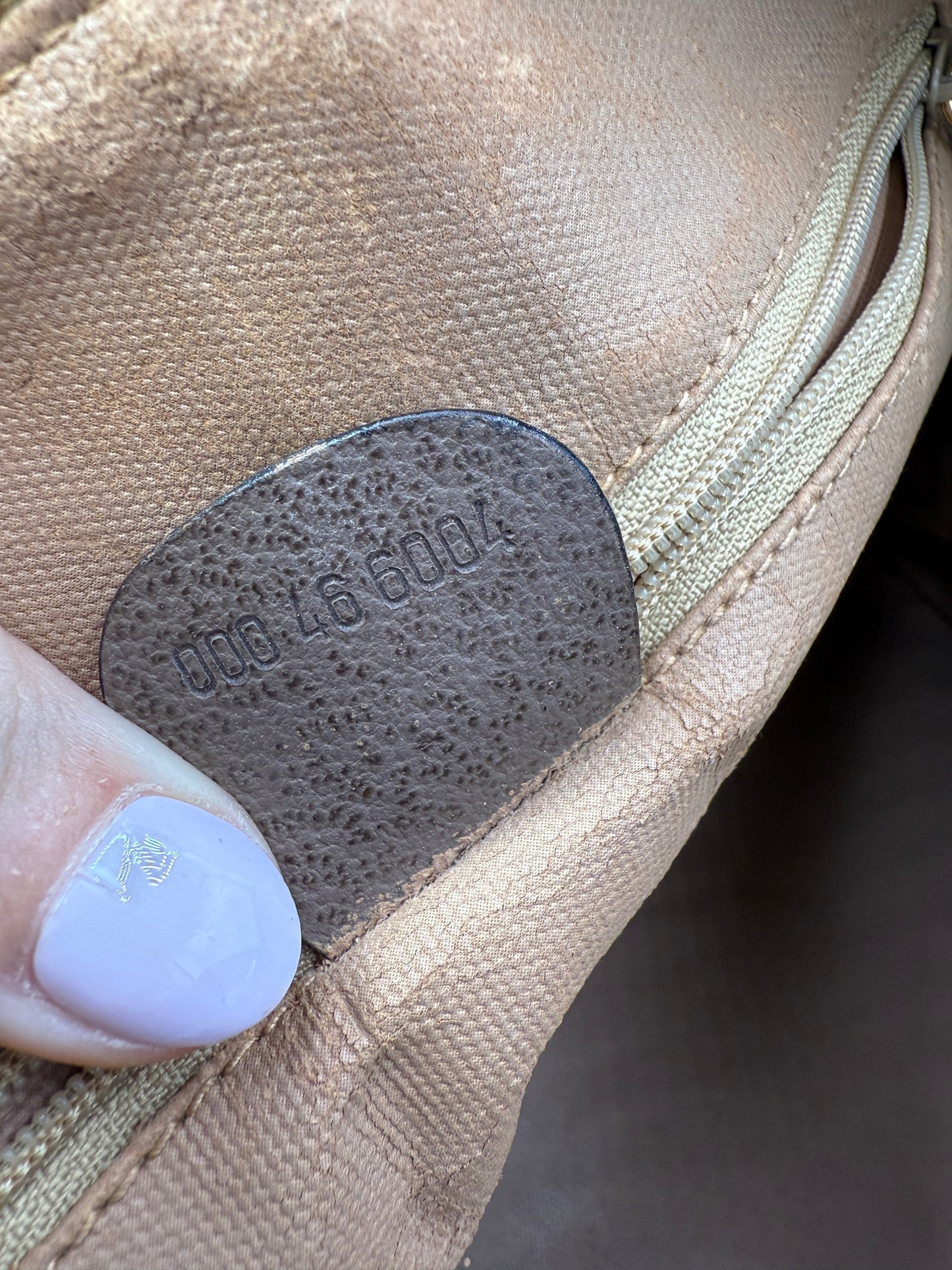 Gucci Guccissima (Alma) Dome Shaped Tan And Brown Supreme Canvas Handbag