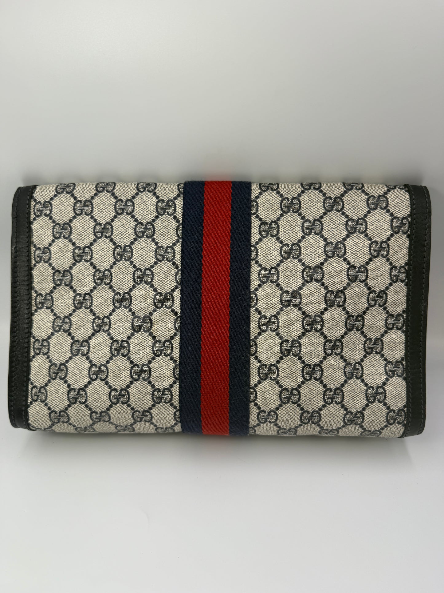 Gucci Guccissima Supreme Canvas Ophidia Clutch