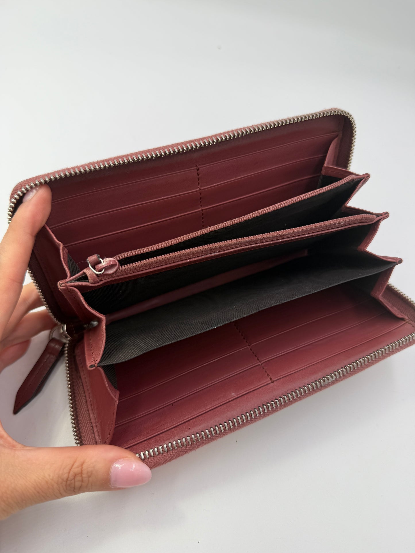 Gucci Guccissima Supreme Floral Zippy Long Wallet