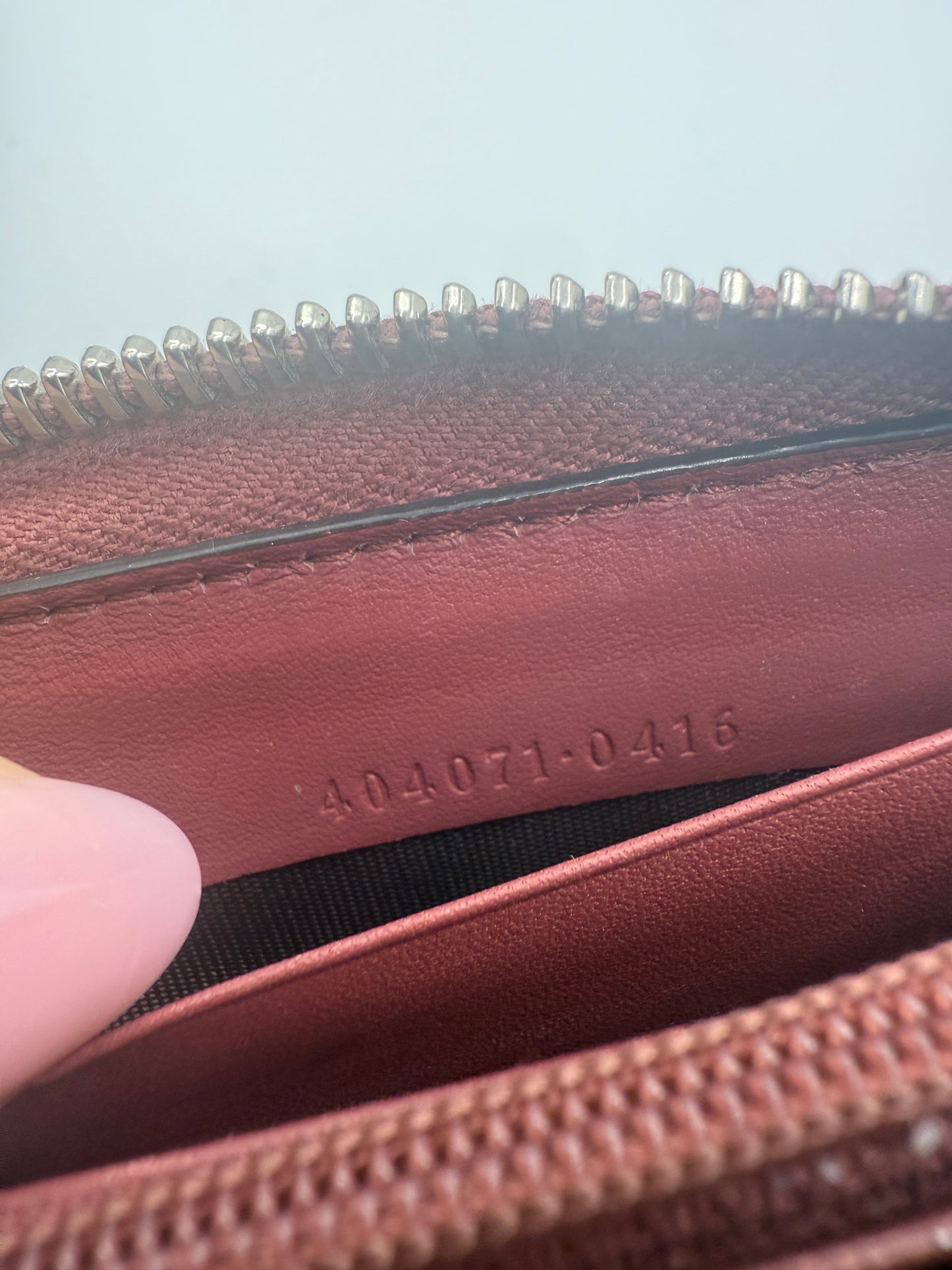 Gucci Guccissima Supreme Floral Zippy Long Wallet