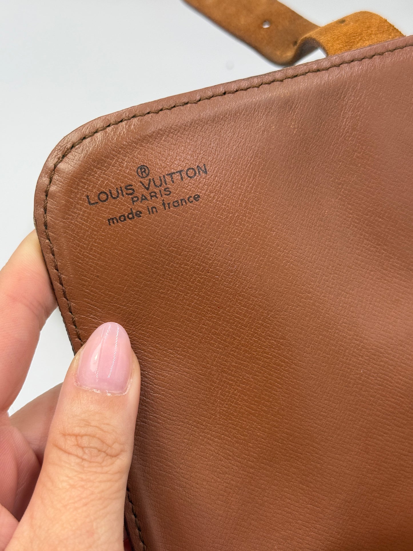 Louis Vuitton Monogram Cartouchiere MM Crossbody Shoulder Bag 884SL