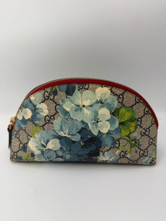 Gucci Supreme Coated Canvas Bloom Cosmetic Pouch