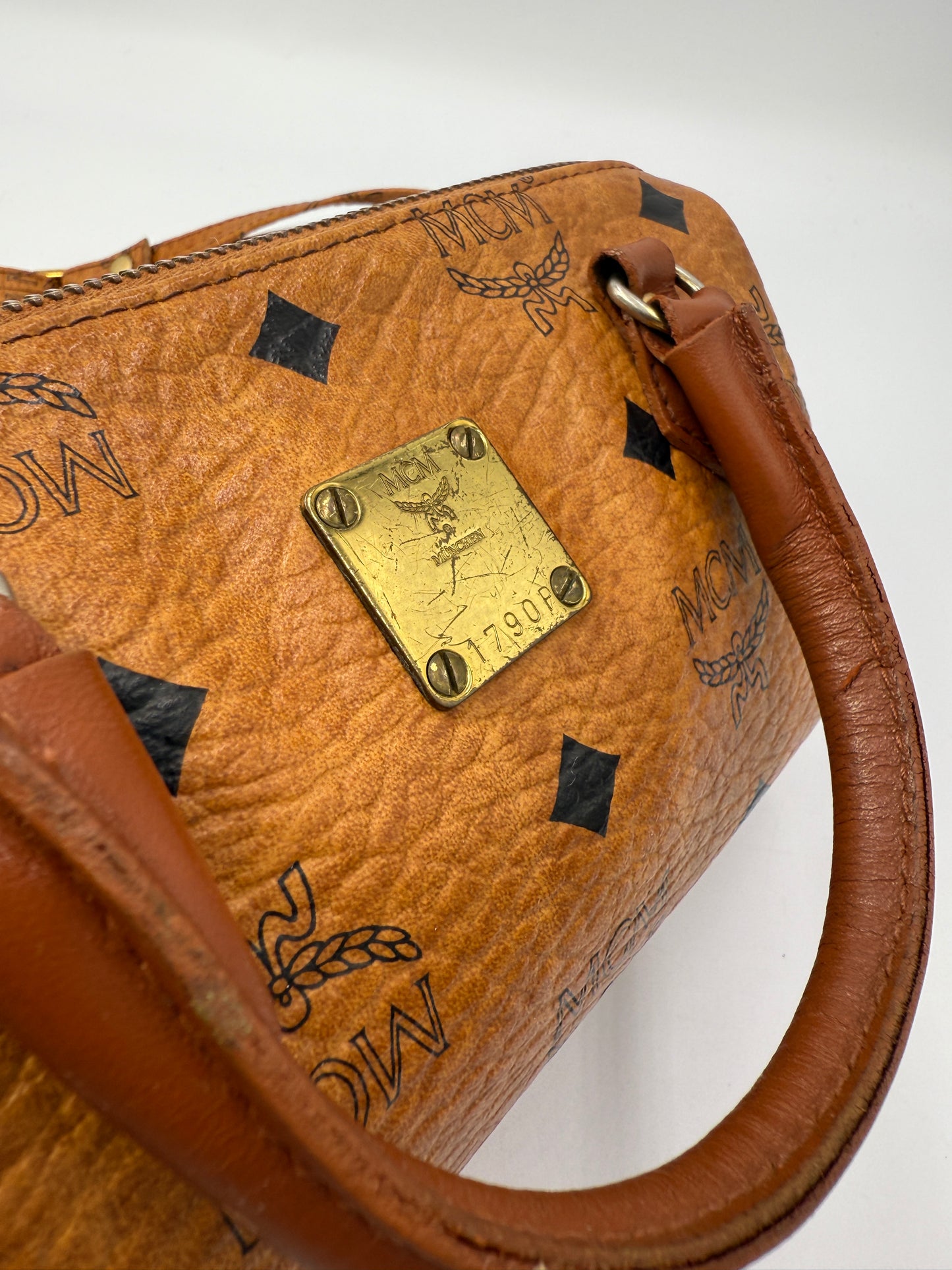 MCM Coated Canvas Visetos Mini Crossbody Bag