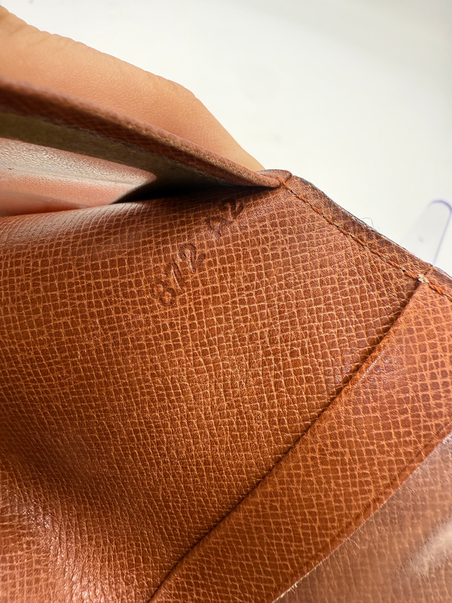 LV Monogram Coated Canvas ID Holder Compact Wallet 872A2