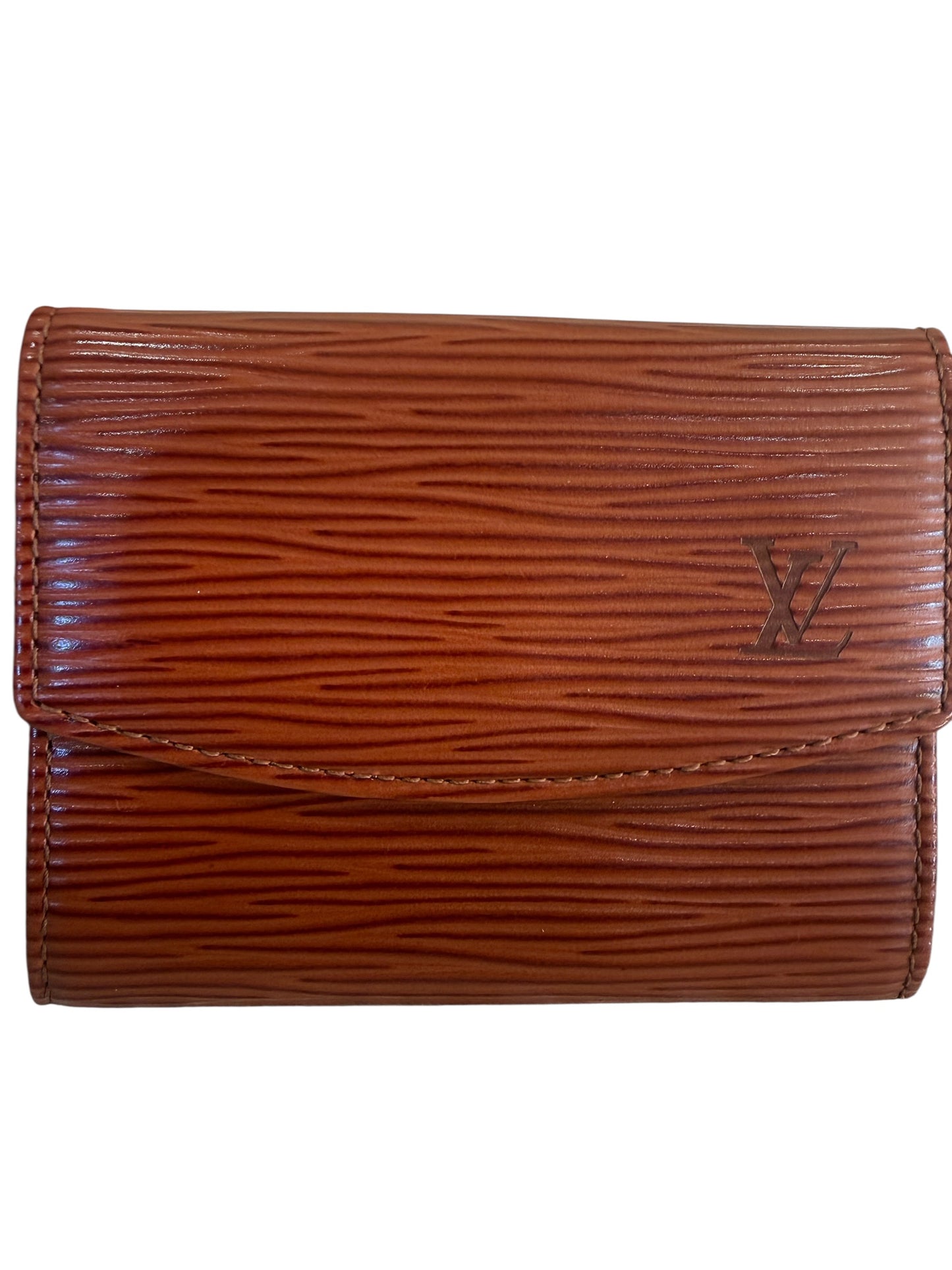 Louis Vuitton Brown Epi Leather Compact Card Holder CA0945