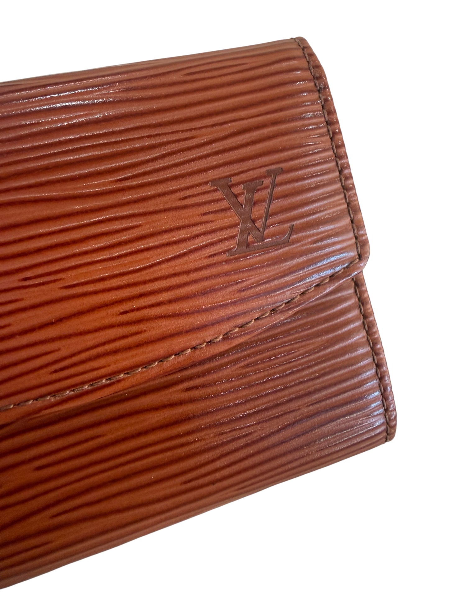 Louis Vuitton Brown Epi Leather Compact Card Holder CA0945