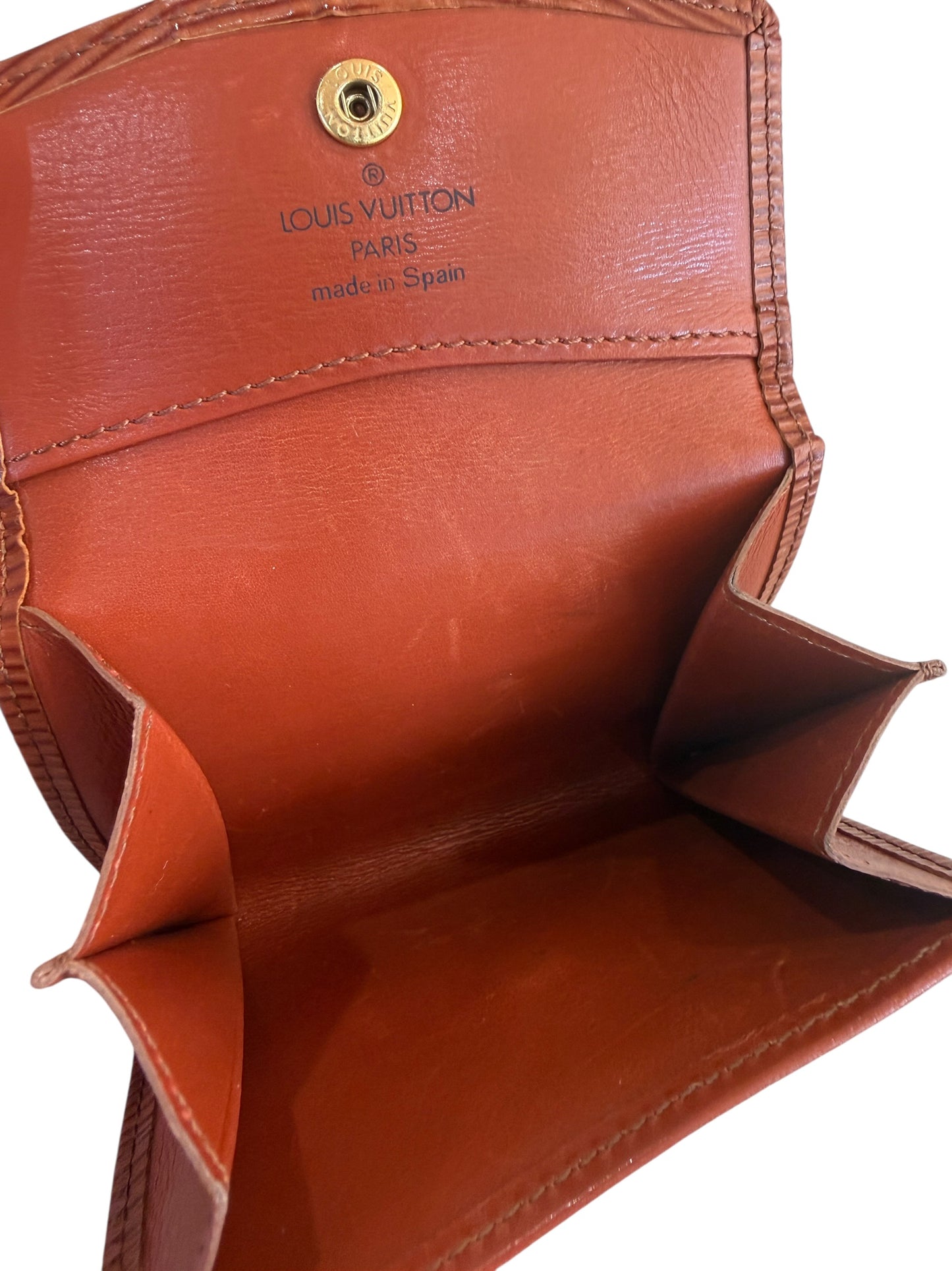 Louis Vuitton Brown Epi Leather Compact Card Holder CA0945