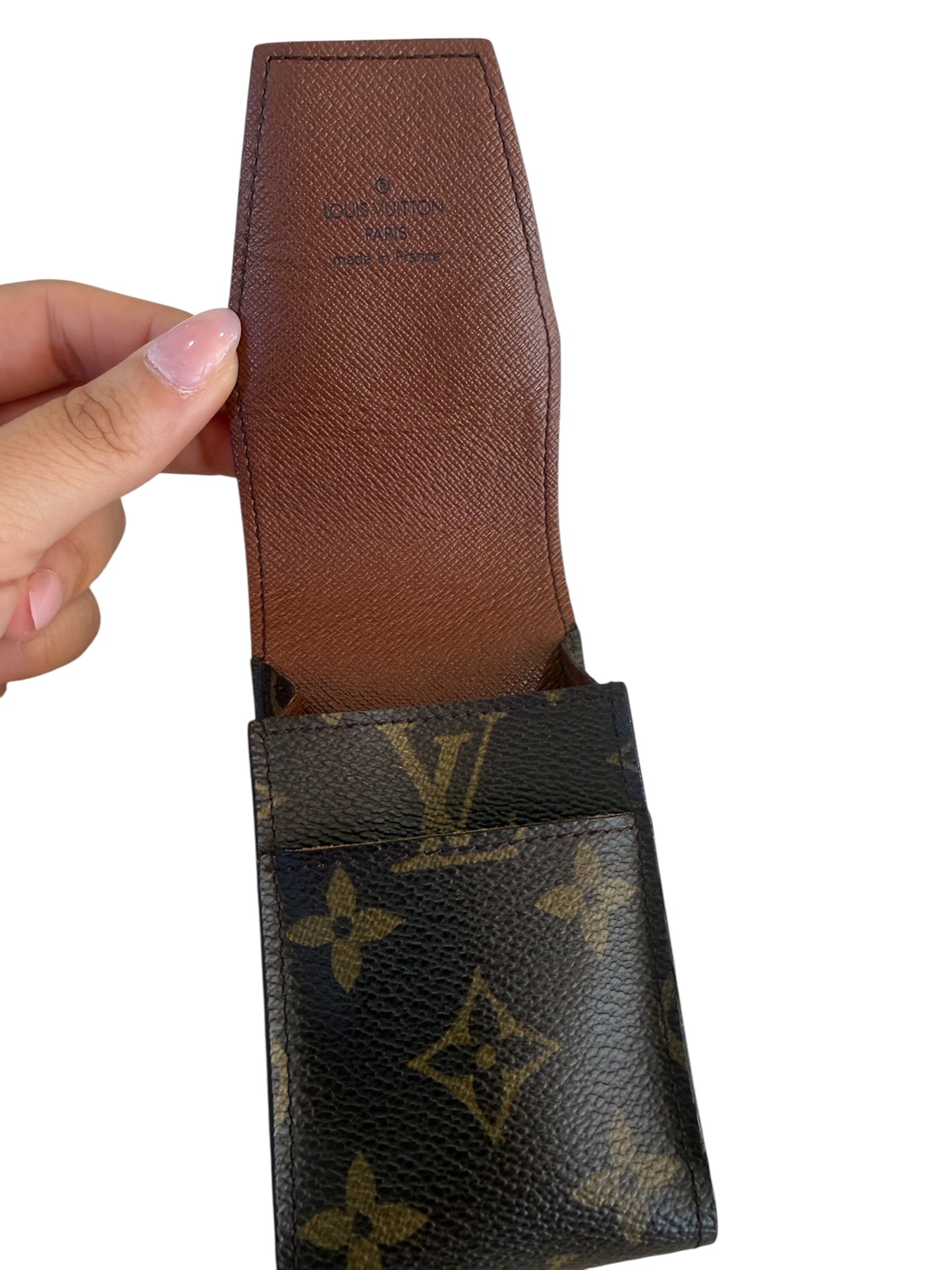 Louis Vuitton Monogram Coated Canvas Cigarette Pouch CT0025