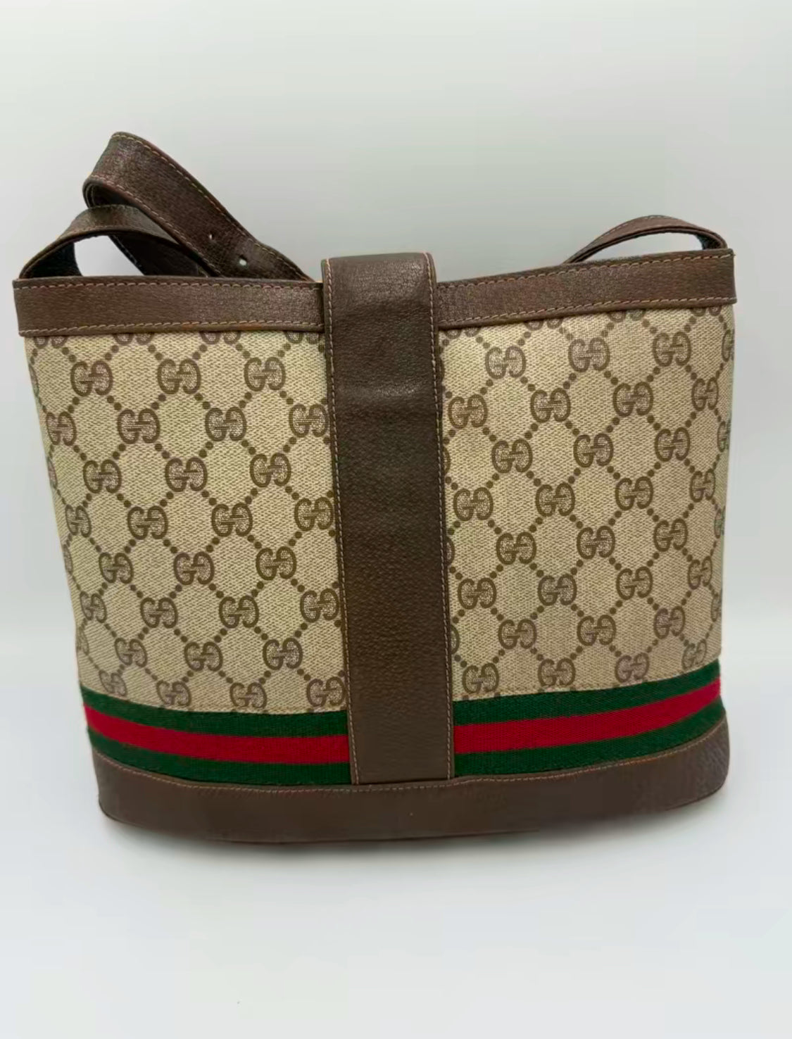 Gucci Supreme Guccissima Sherry Bucket Shoulder Bag